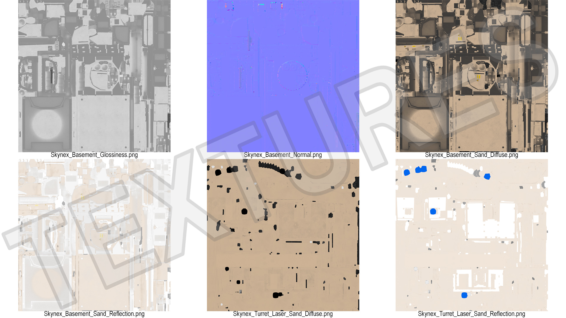 Laser System for Air Defense Sand Camo Rigged for Maya 3D model
