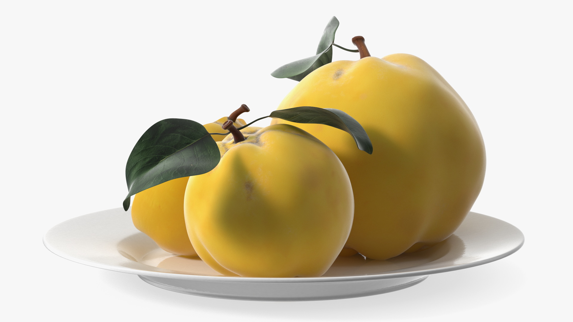 3D model Quince on Plate
