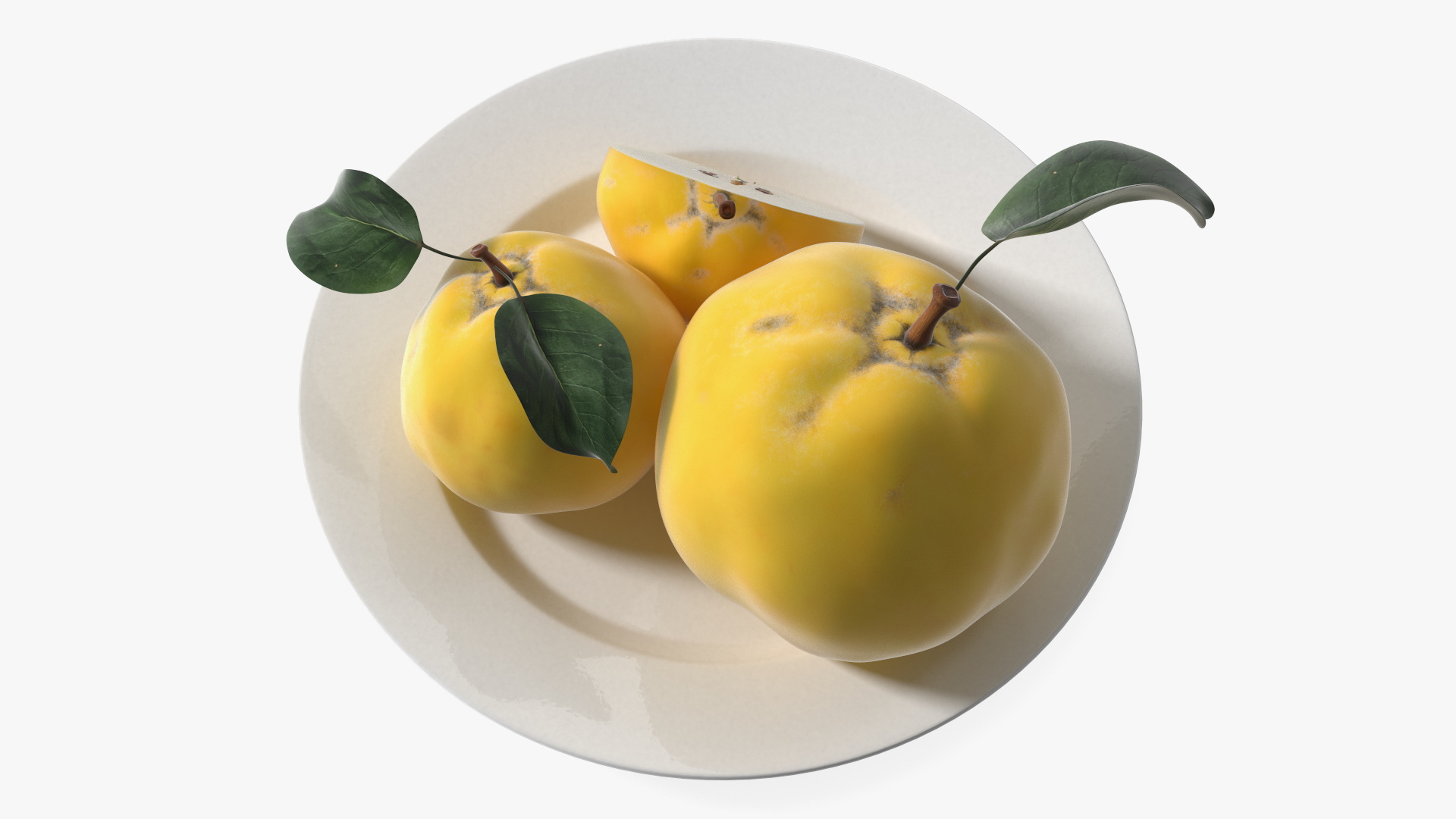 3D model Quince on Plate