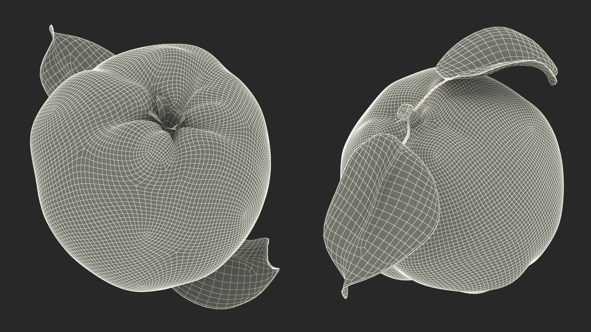 3D model Quince on Plate
