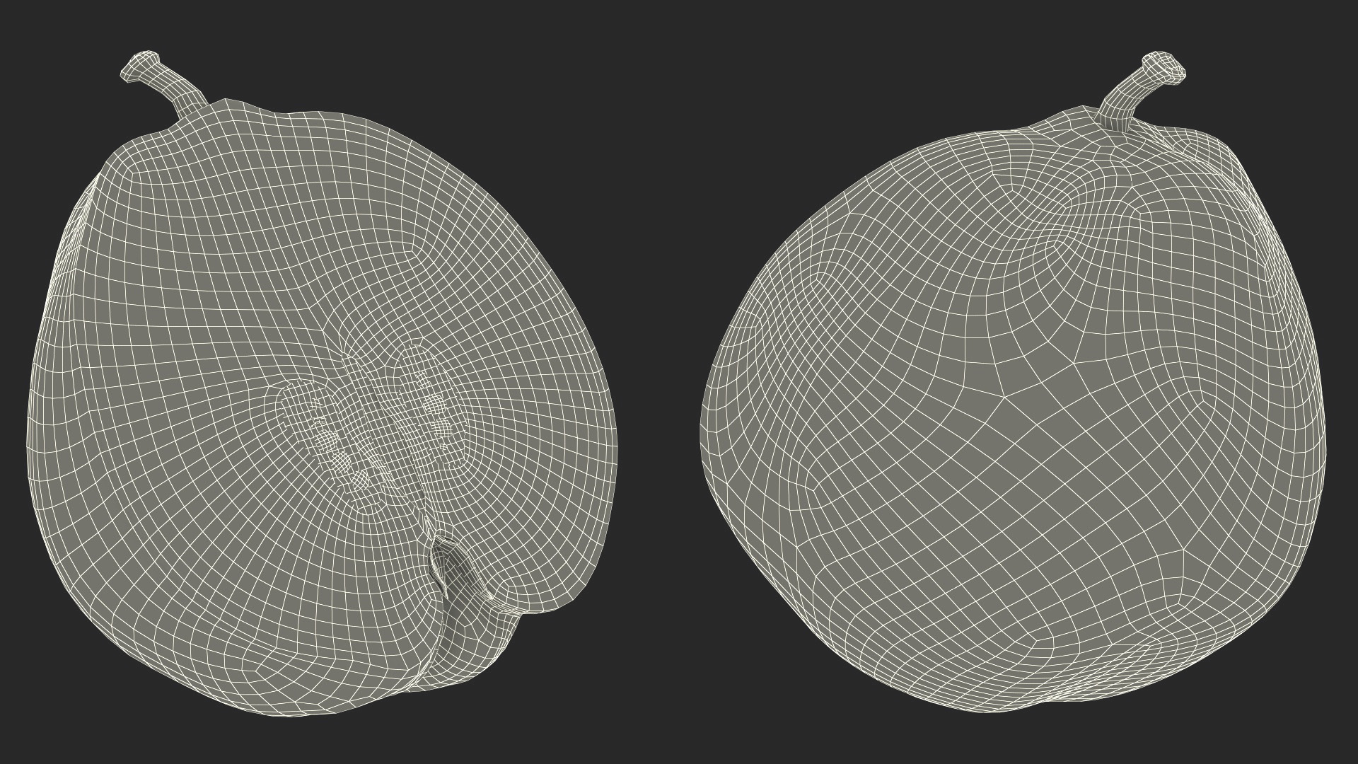 3D model Quince on Plate