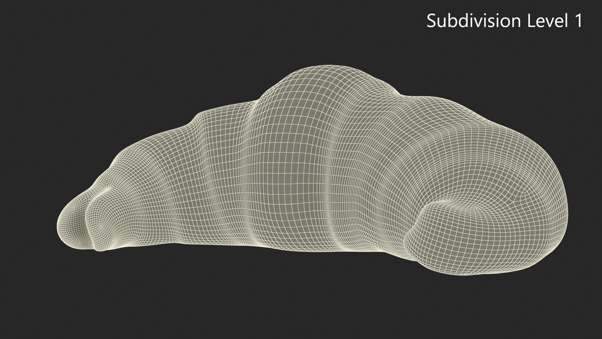 Croissant 3D model
