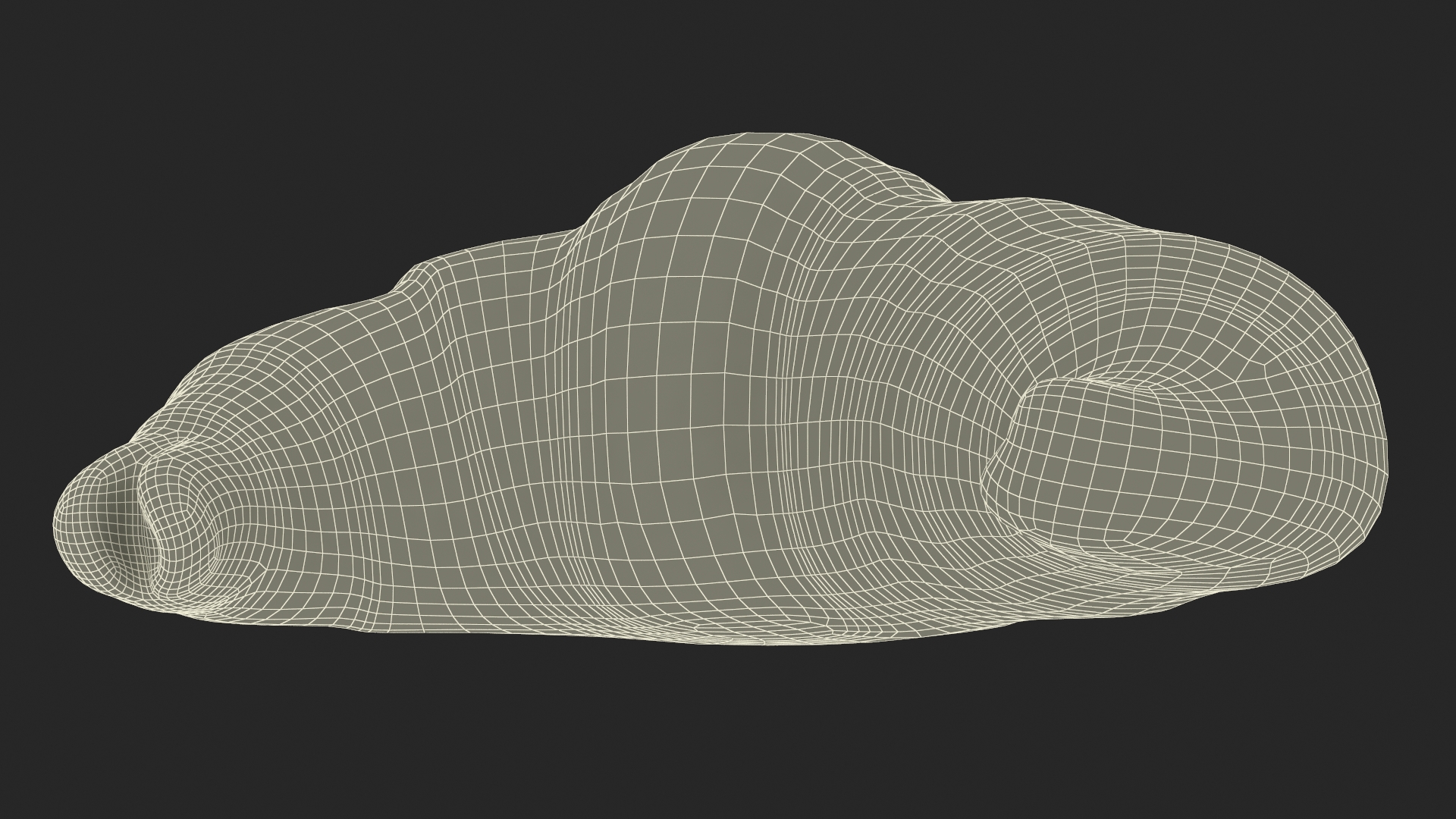 Croissant 3D model