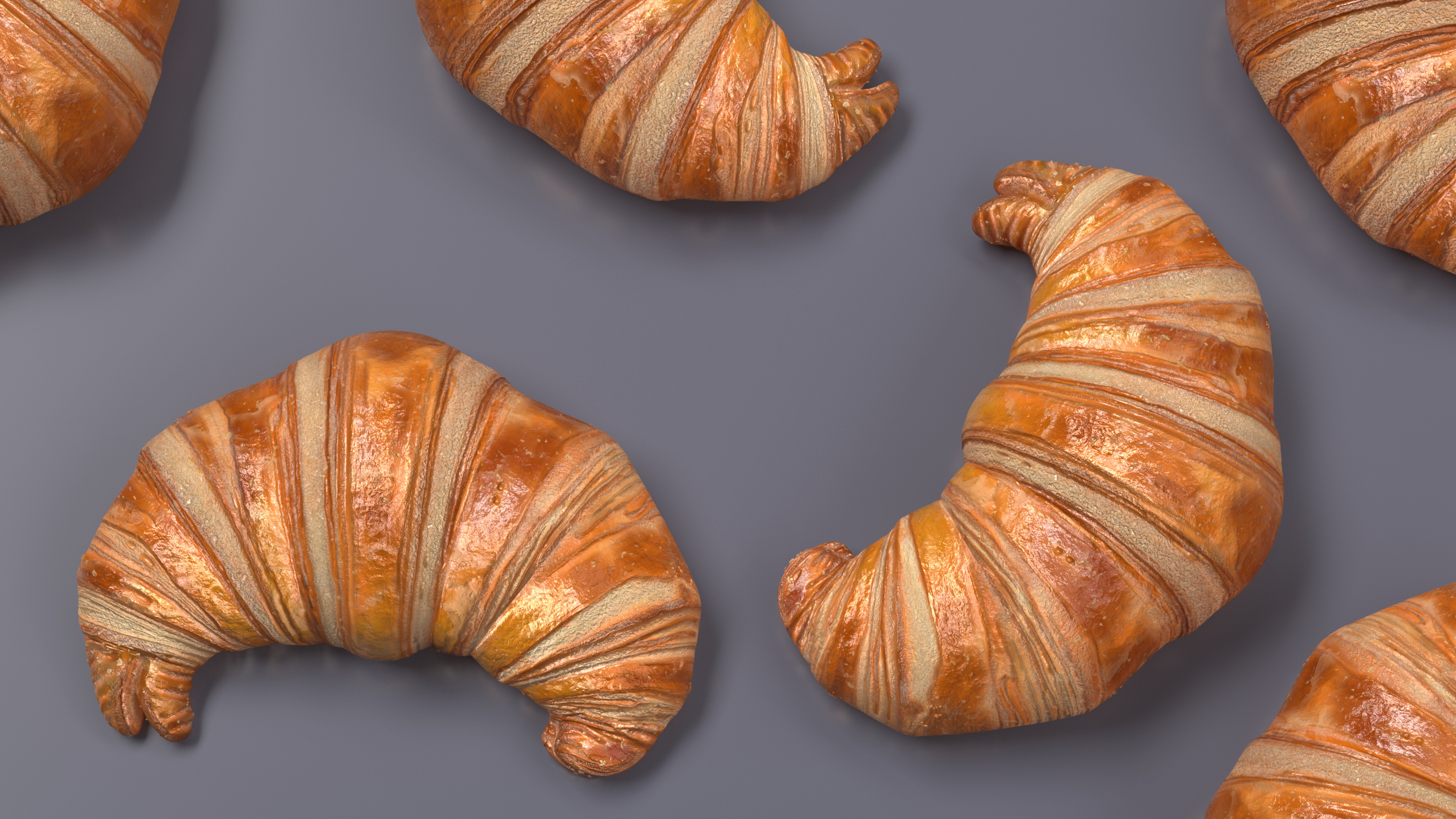 Croissant 3D model