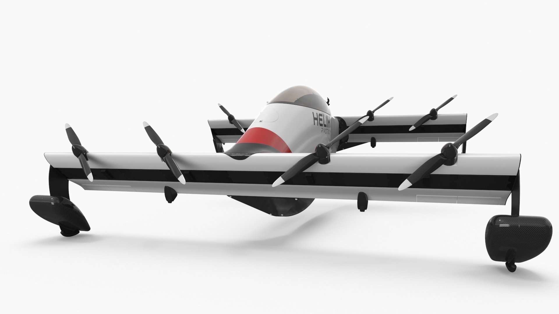 3D Helix Pivotal Electric VTOL Aircraft