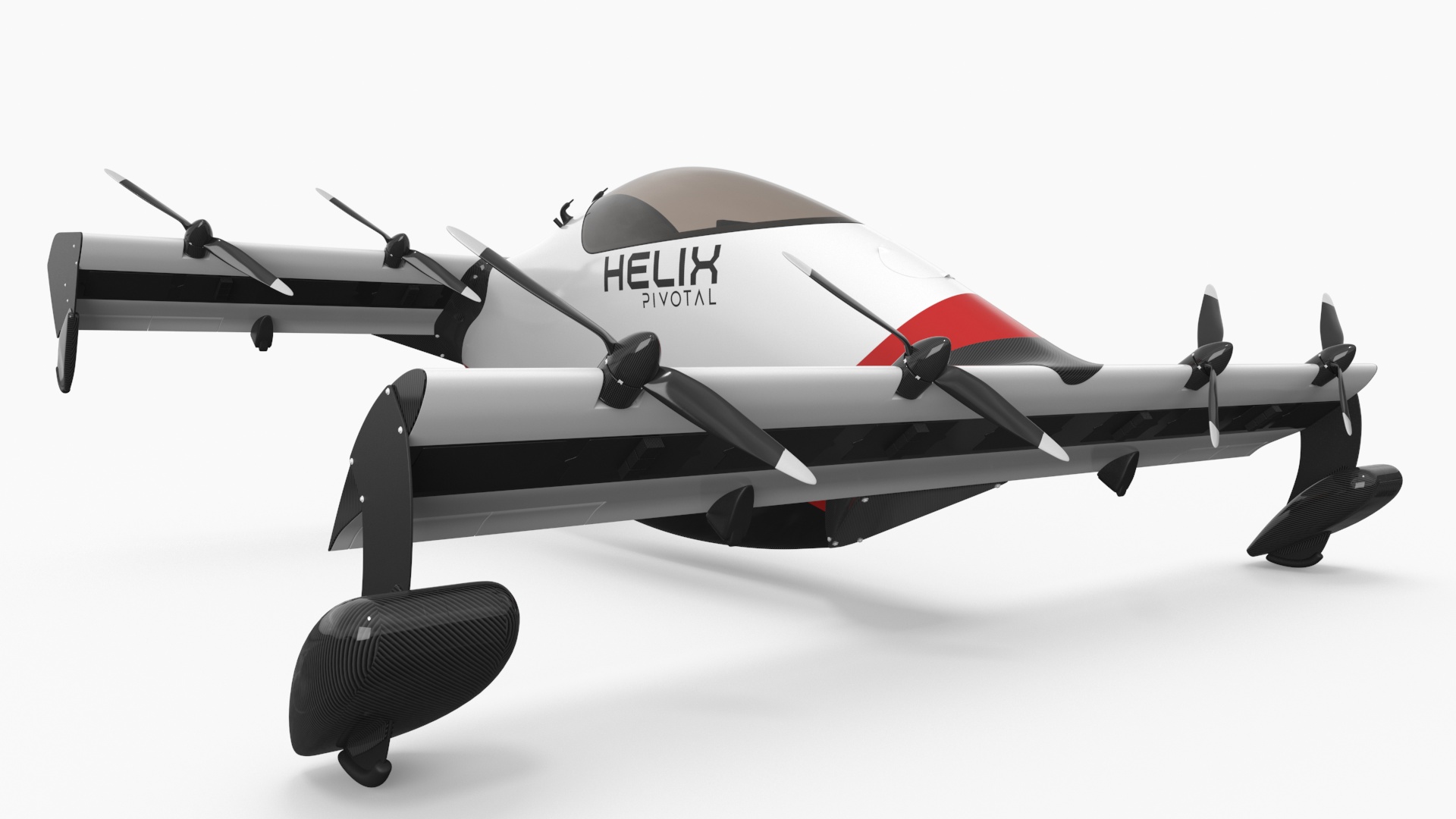 3D Helix Pivotal Electric VTOL Aircraft