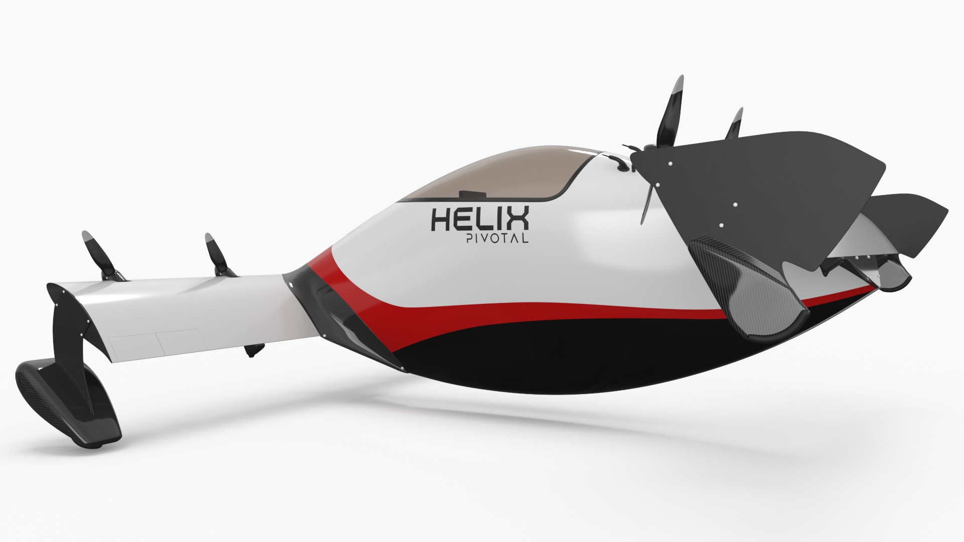 3D Helix Pivotal Electric VTOL Aircraft