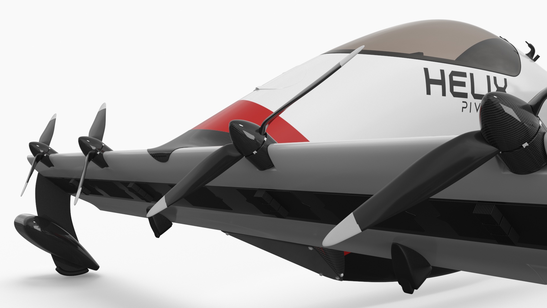 3D Helix Pivotal Electric VTOL Aircraft