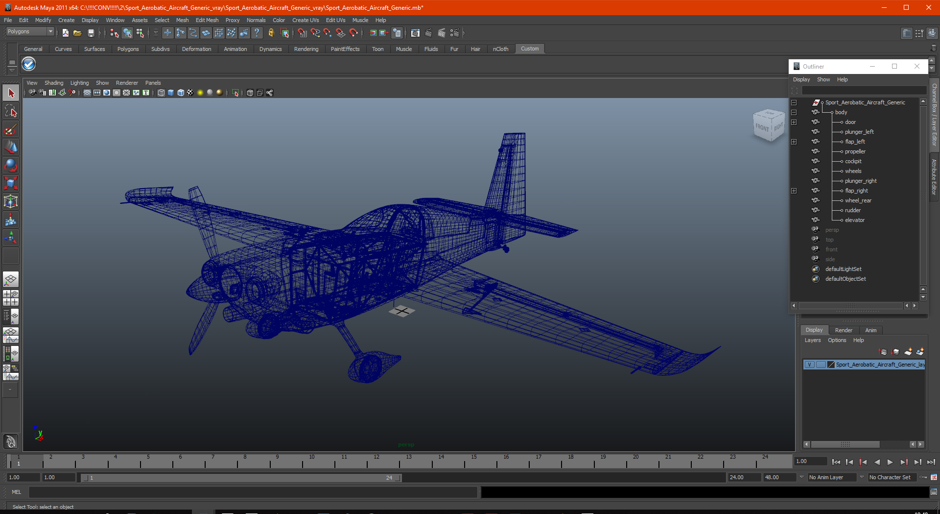Sport Aerobatic Aircraft Generic 3D