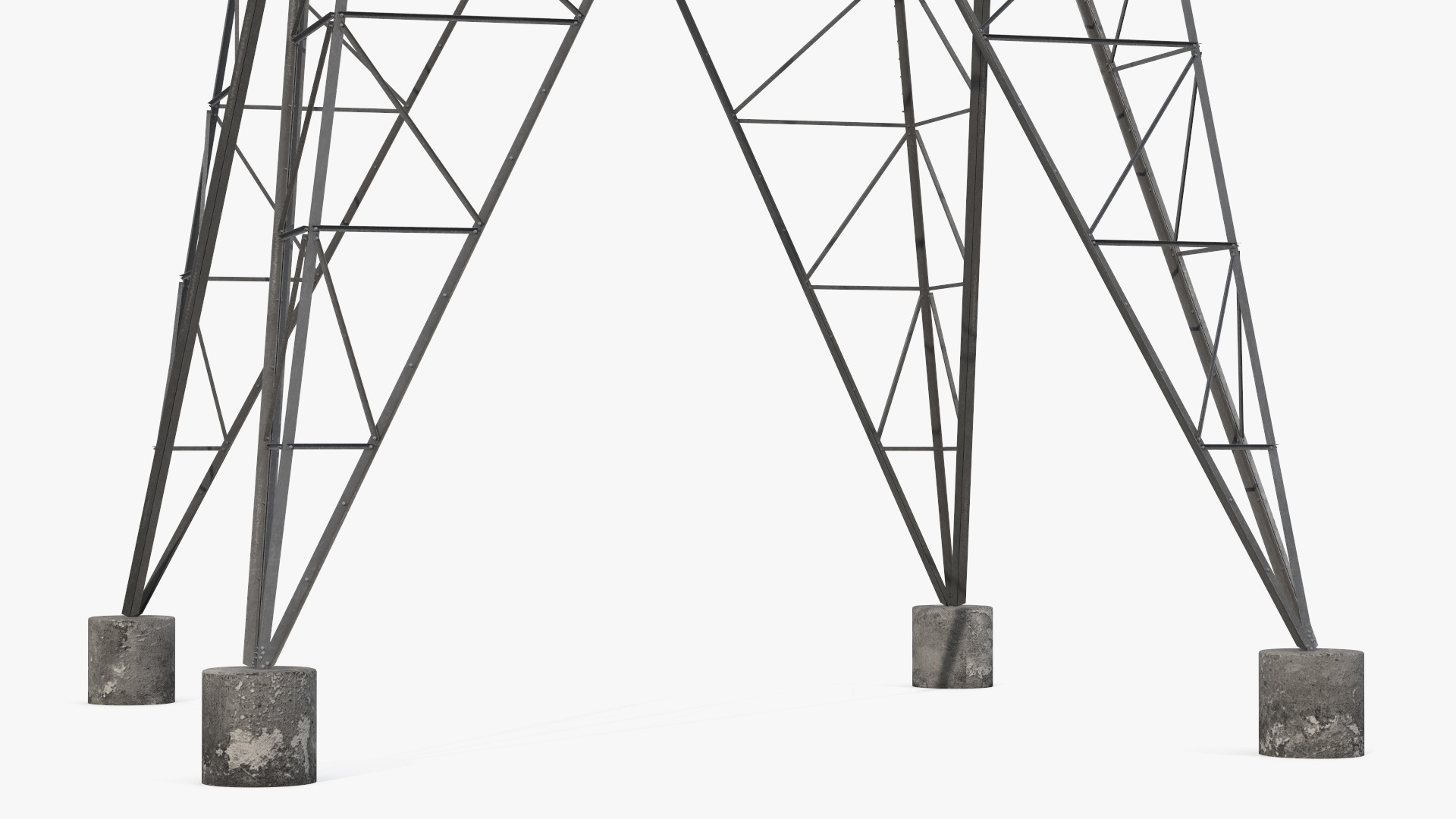 3D 500kV LST Transmission Line Supports