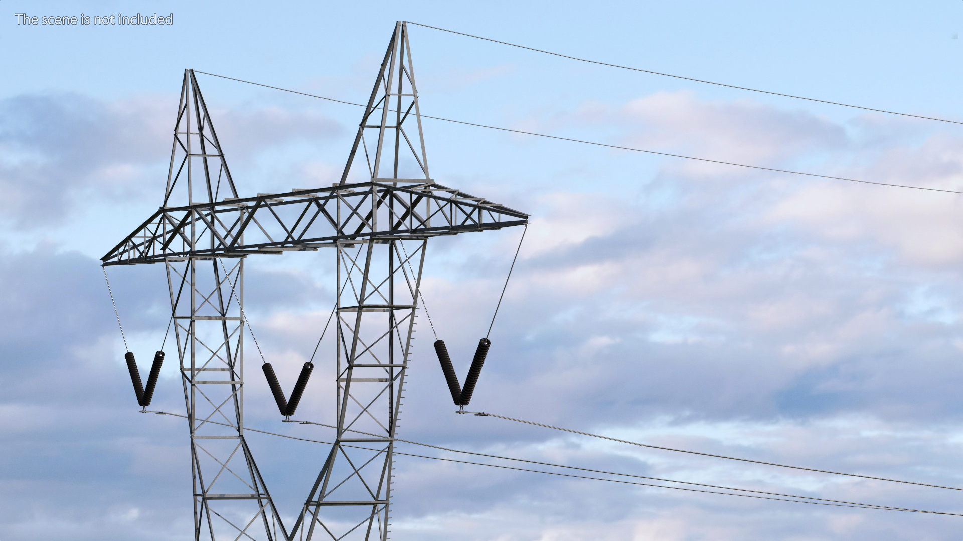 3D 500kV LST Transmission Line Supports