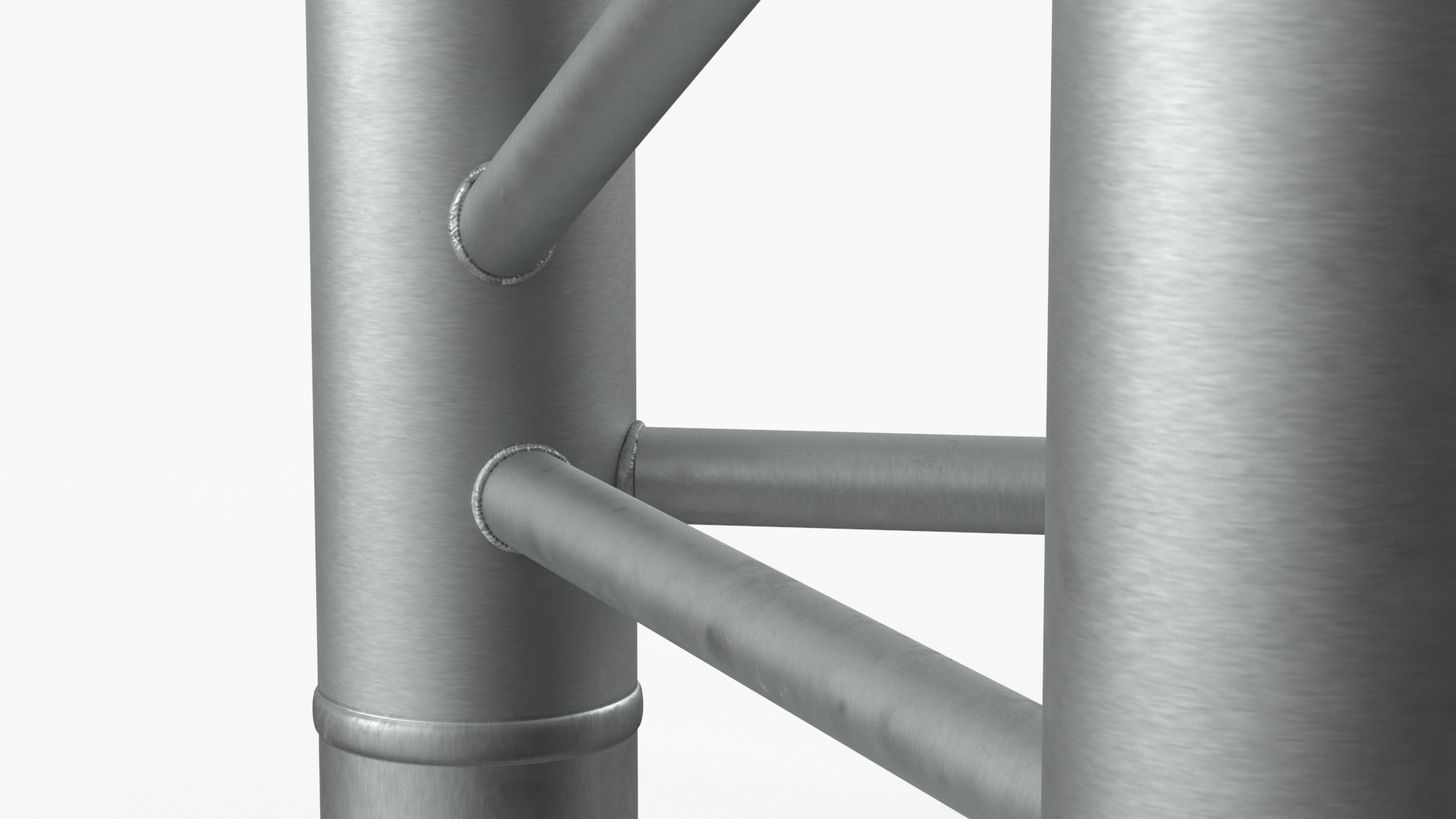 Triangular Truss Modular 3D model