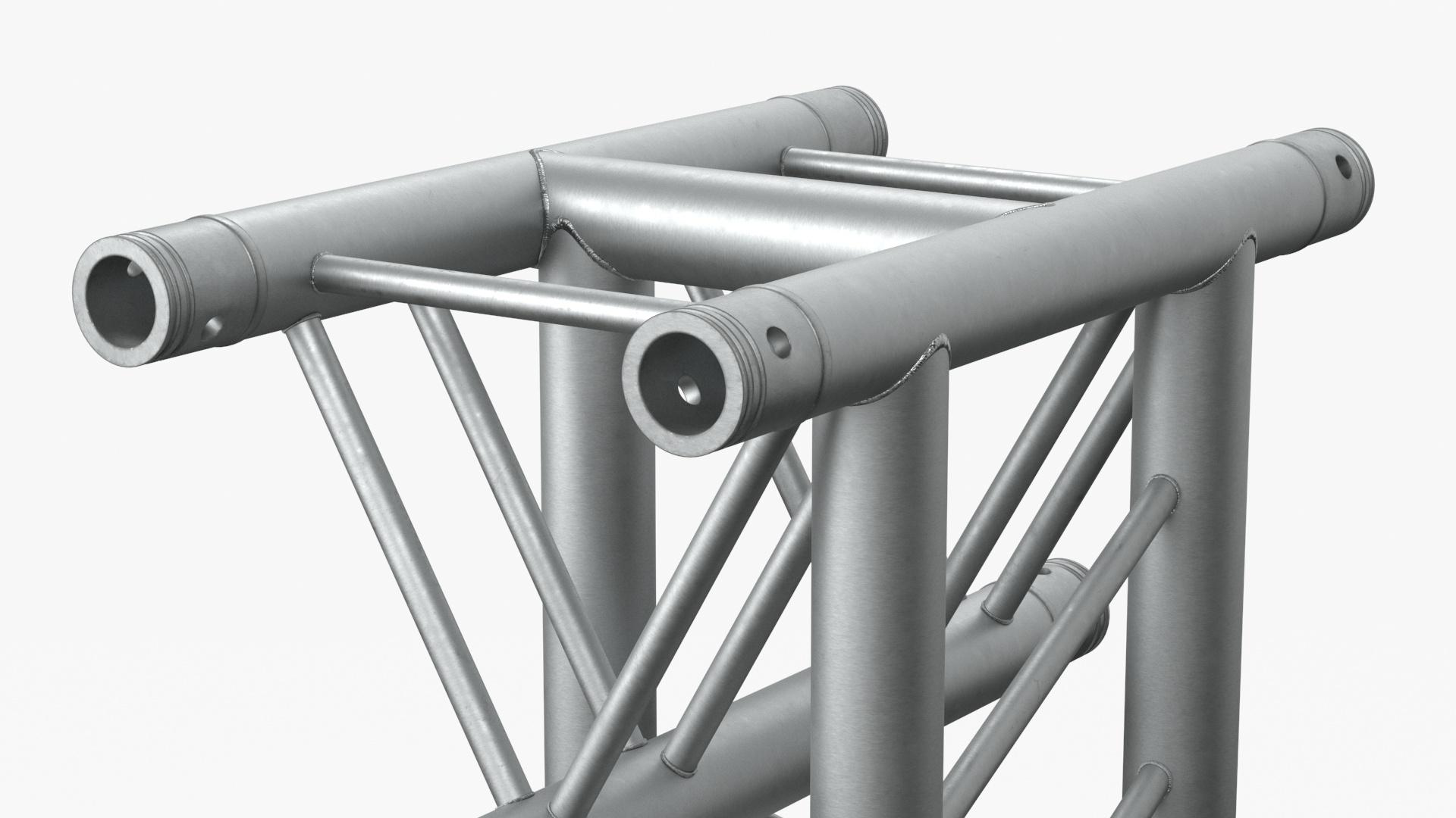 Triangular Truss Modular 3D model