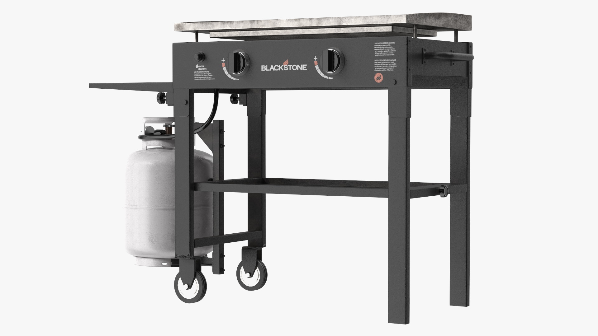 3D model Blackstone Outdoor Flat Top Gas Griddle Dusty