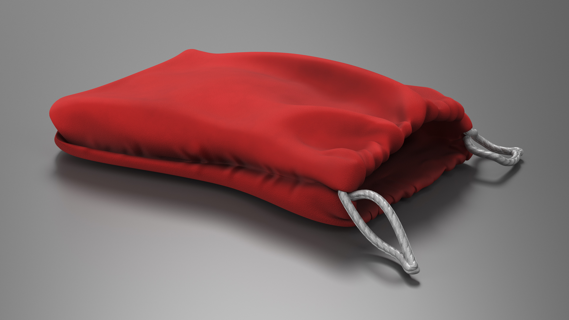 3D model Red Cloth Pouch
