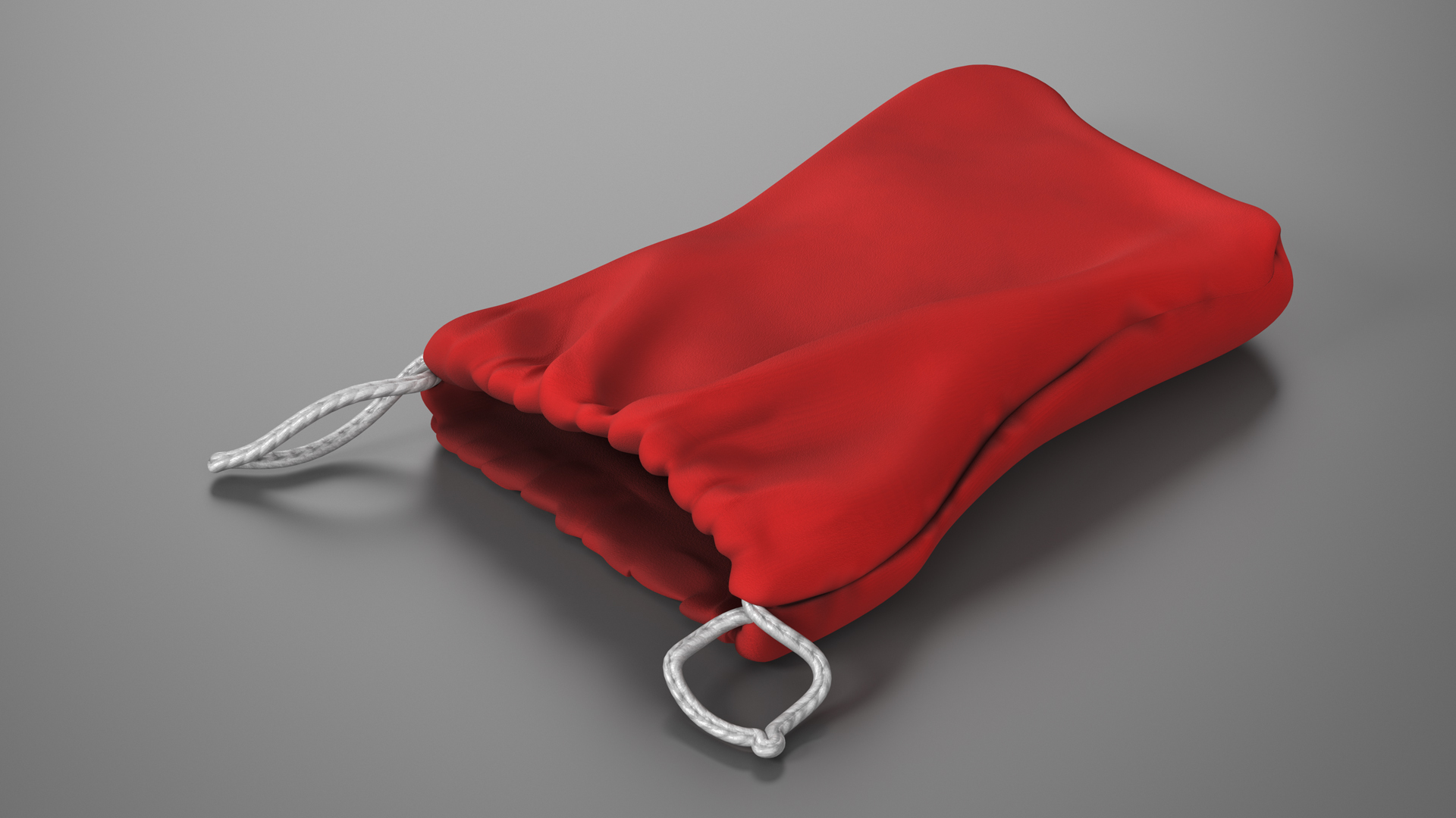 3D model Red Cloth Pouch