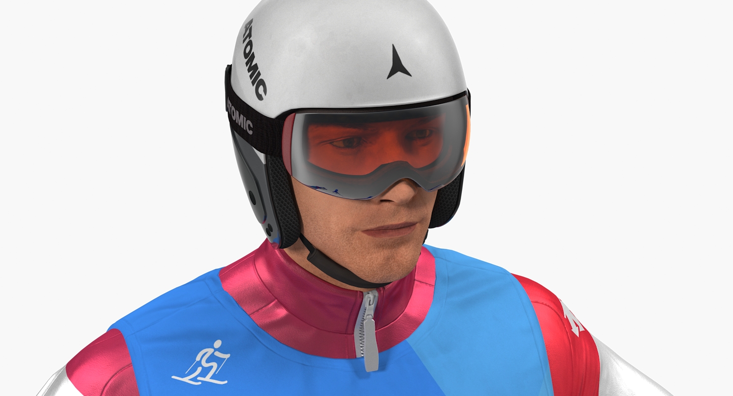 Downhill Olympic Skier 3D
