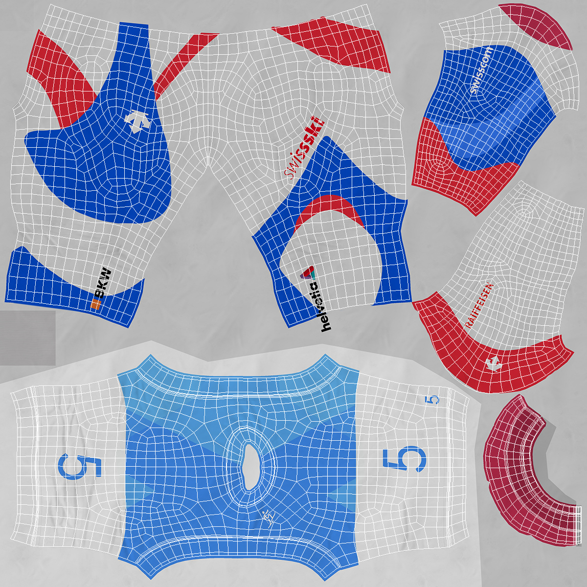 Downhill Olympic Skier 3D