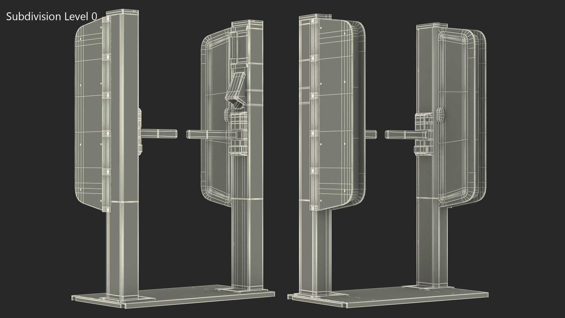 Axess AX500 Smart Gate Flap 3D