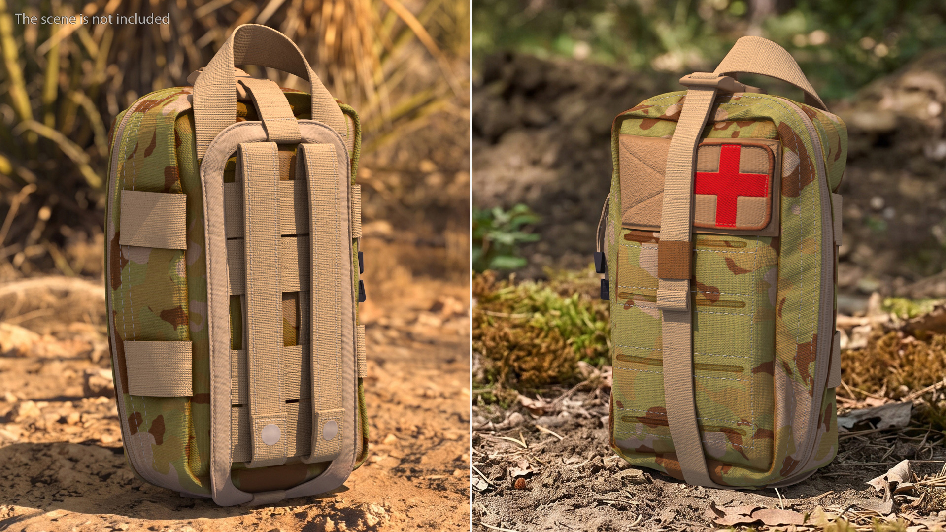 First Aid Kit Pouch Camouflage Game Ready