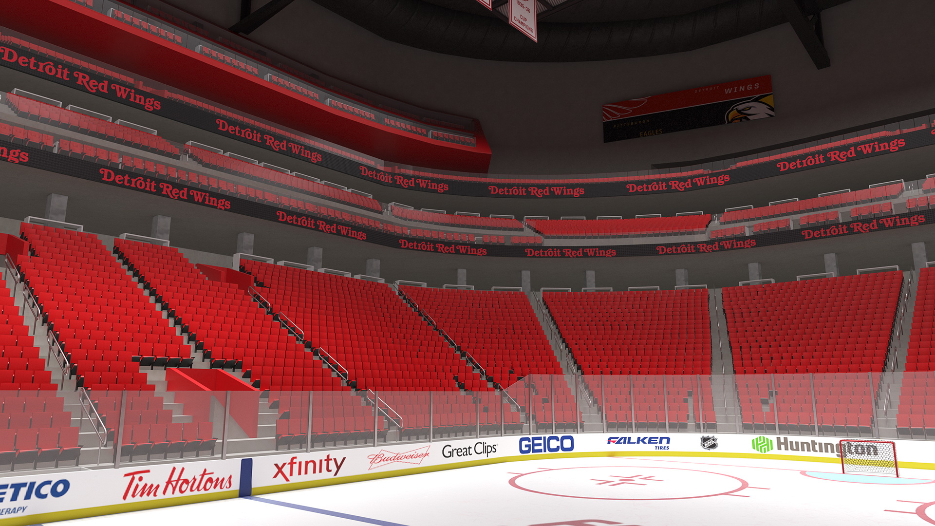NHL Arena 3D model