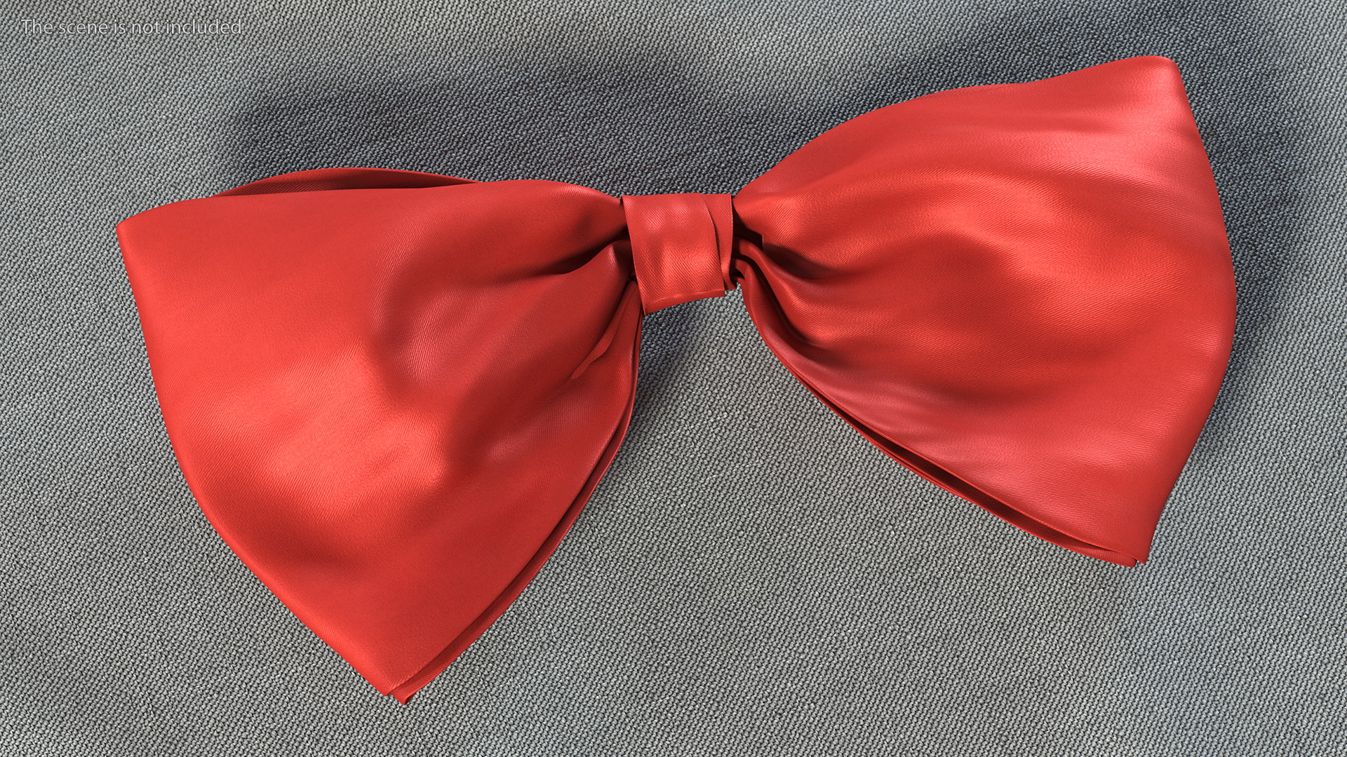 3D Bow Tie Red