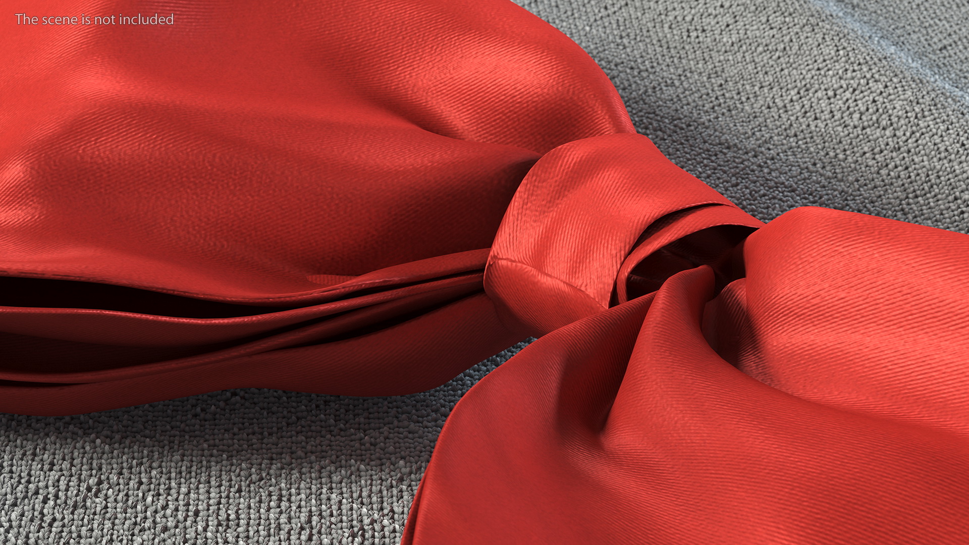 3D Bow Tie Red