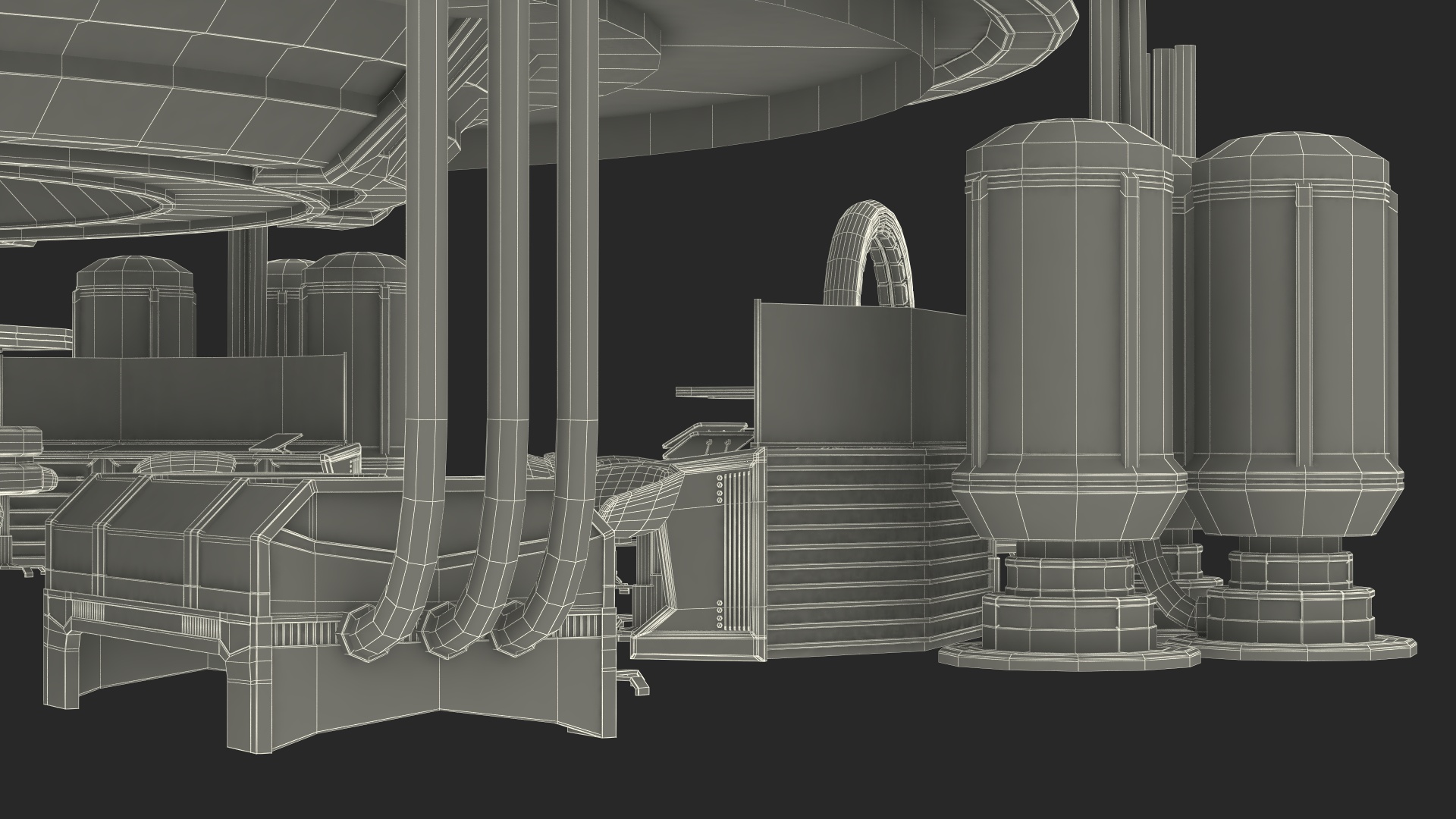 Futuristic Medical Lab 3D