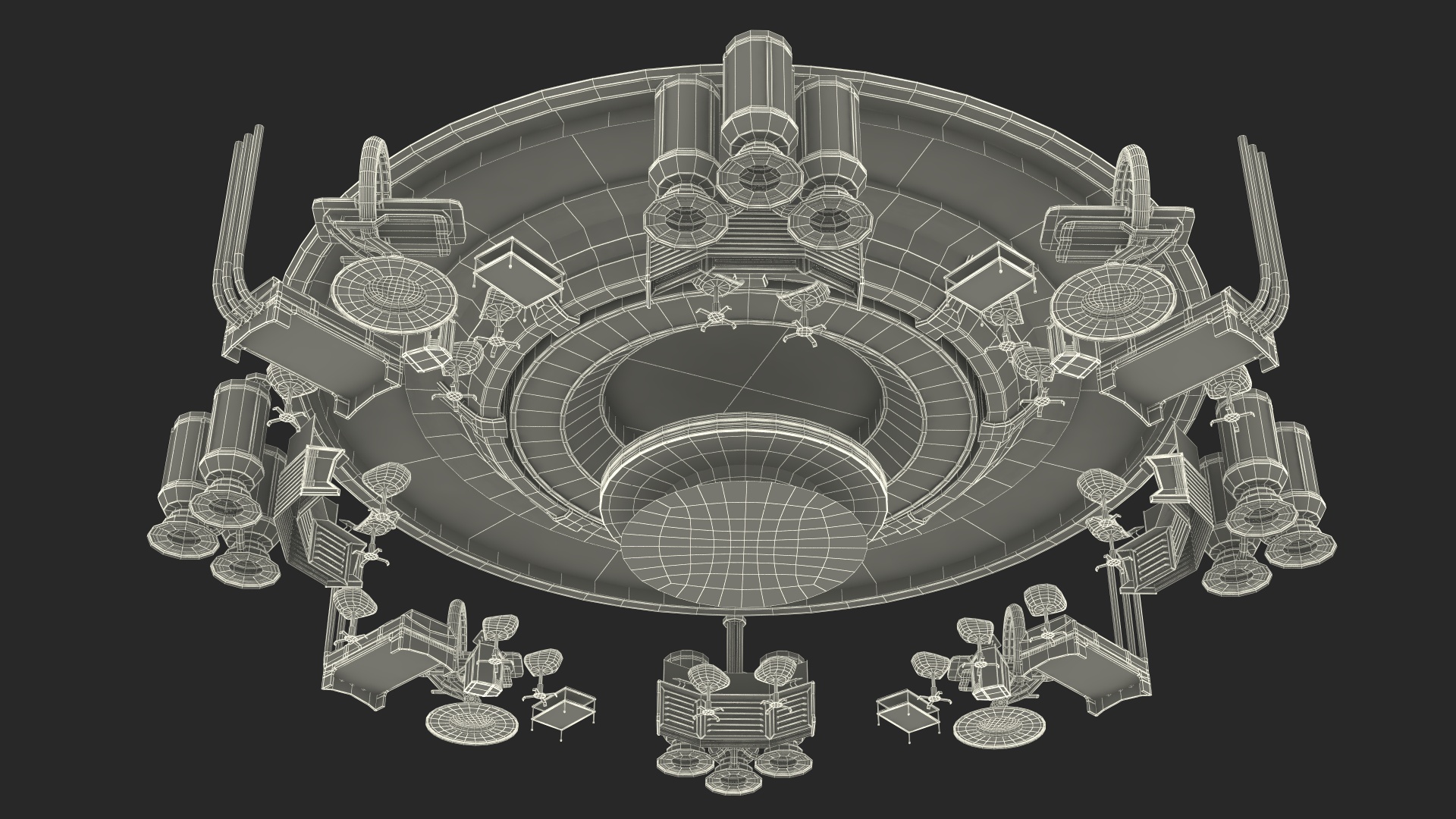 Futuristic Medical Lab 3D