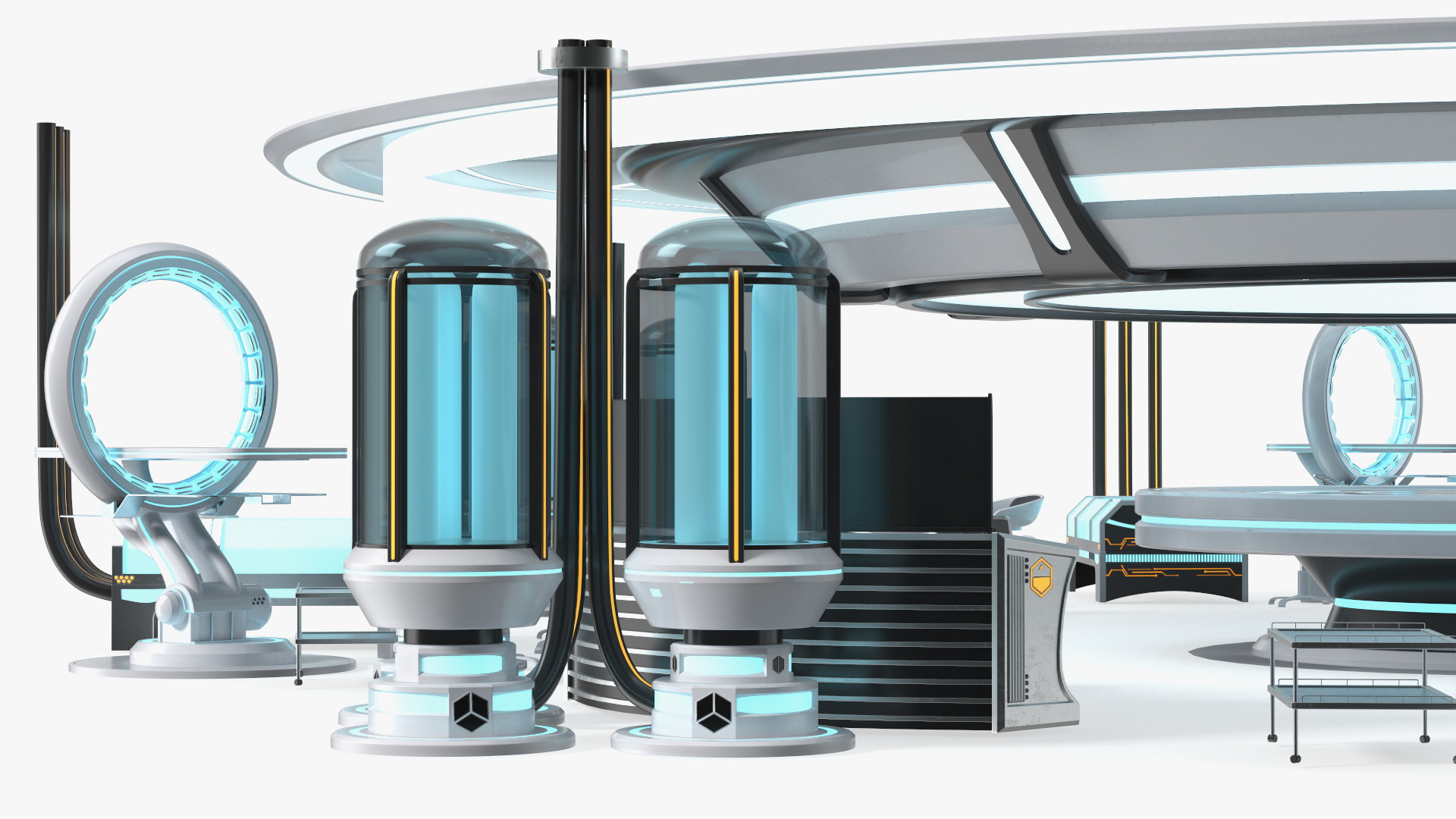 Futuristic Medical Lab 3D