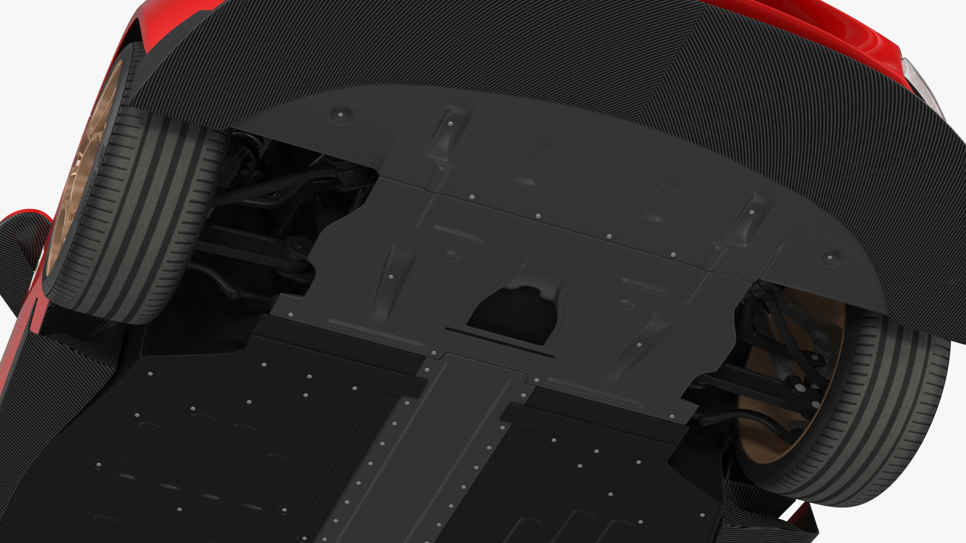 Alfa Romeo 33 Stradale Red Simple Interior 3D