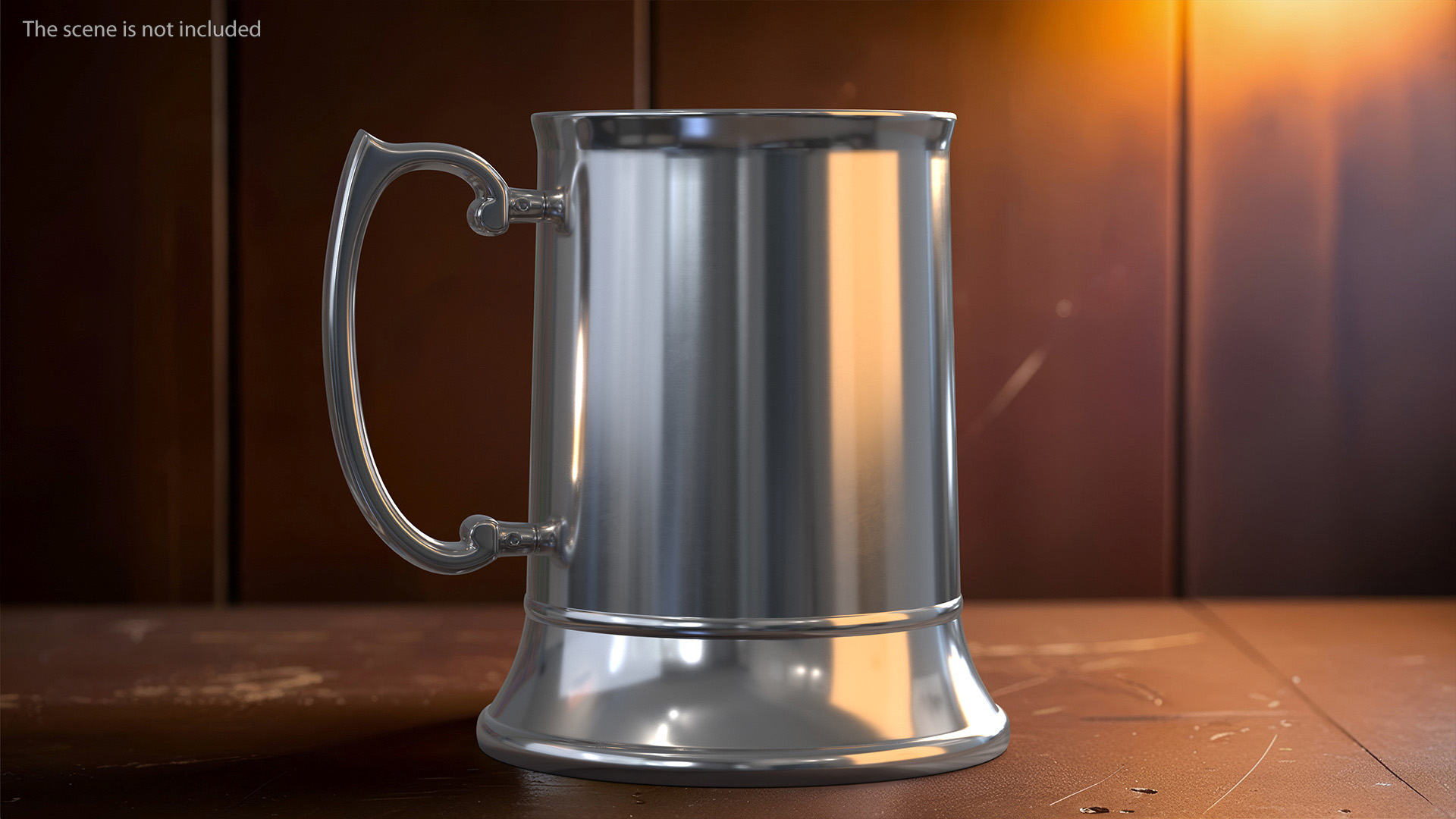 Stainless Steel Beer Mug 3D model