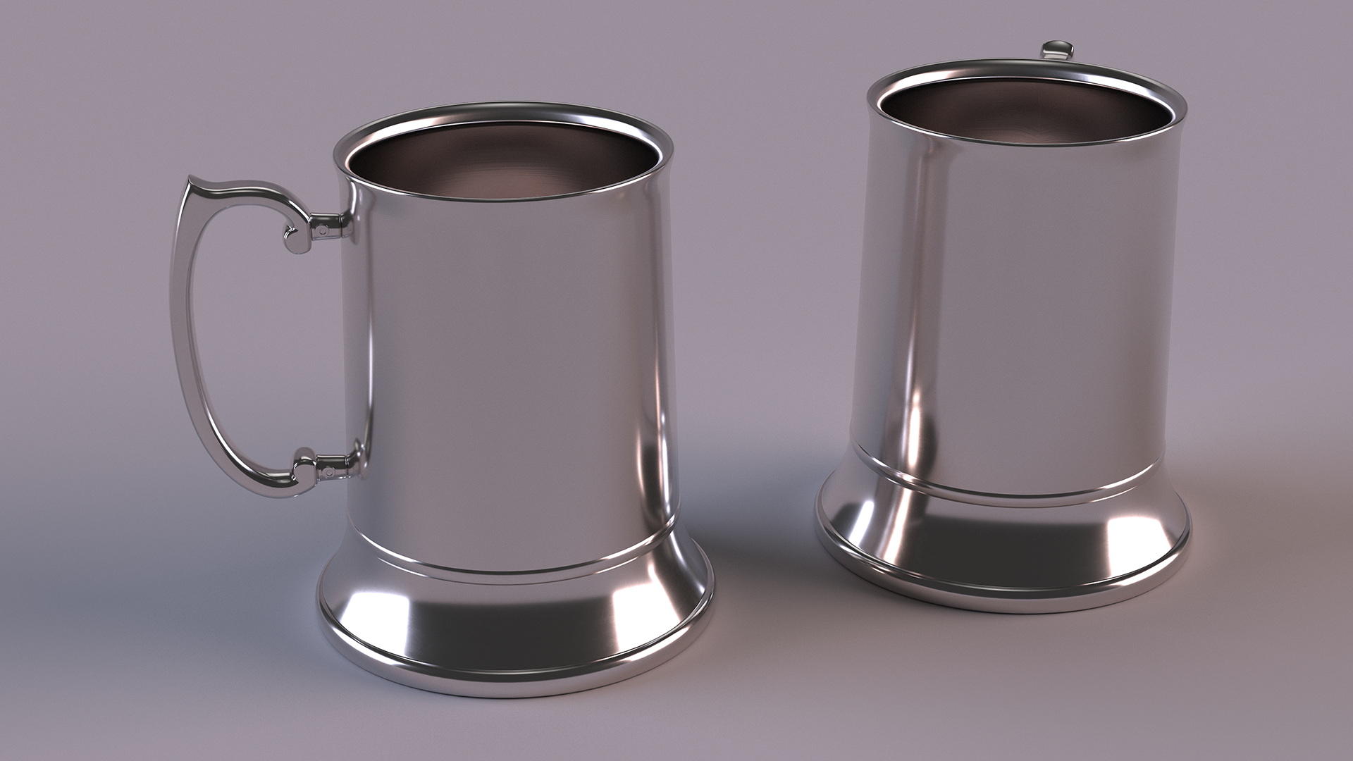 Stainless Steel Beer Mug 3D model