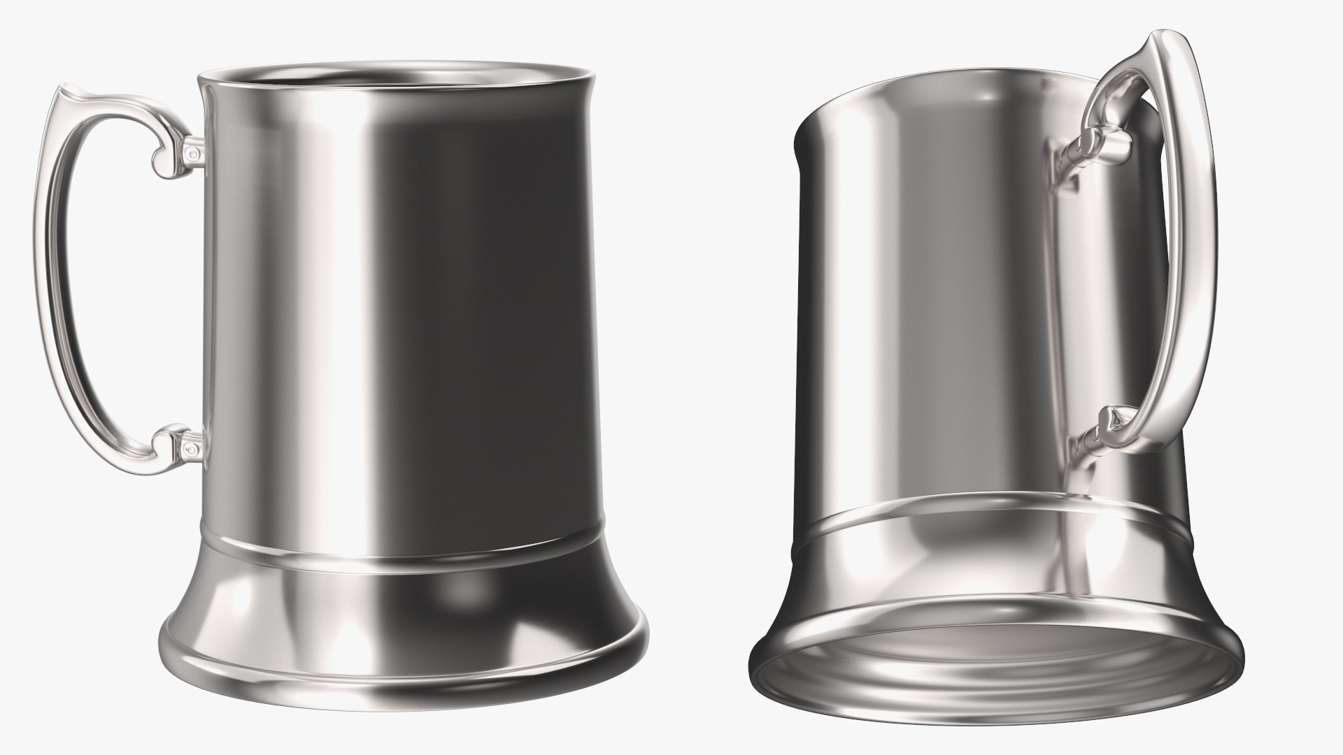 Stainless Steel Beer Mug 3D model