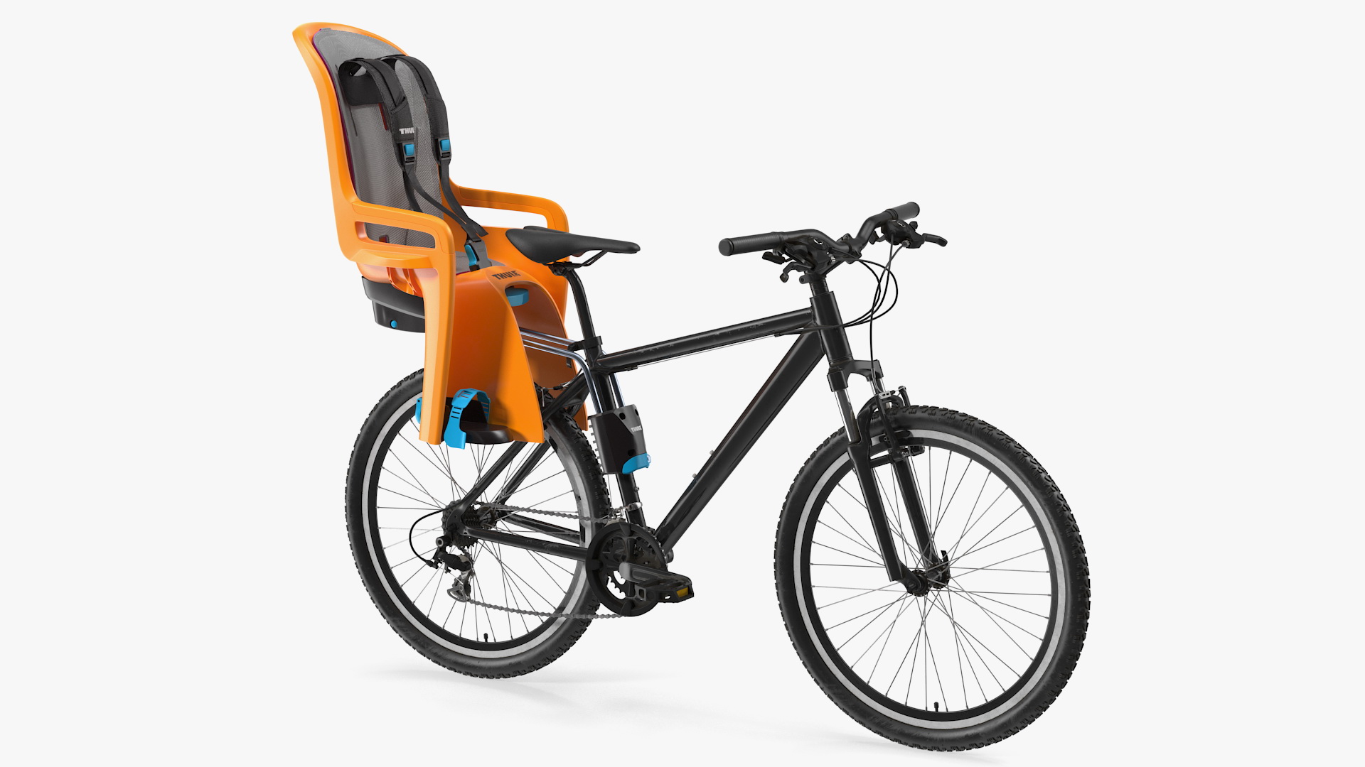 3D Mountain Bike with Thule Safety Seat