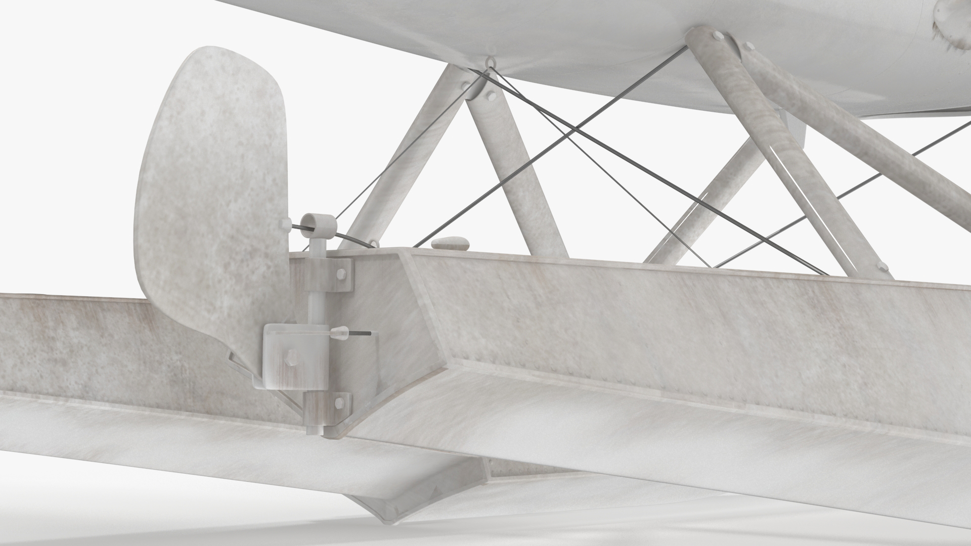 3D model Cessna 150 Seaplane on Floats Rigged for Maya