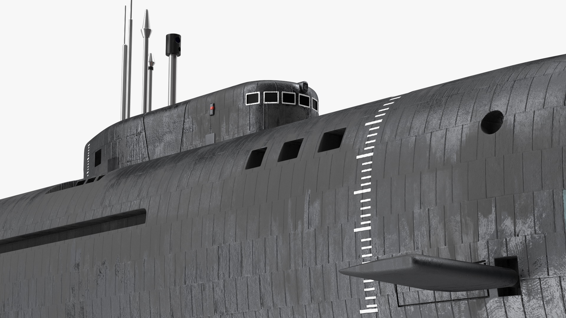 3D model Submarine Belgorod K-329 OSCAR II Rigged