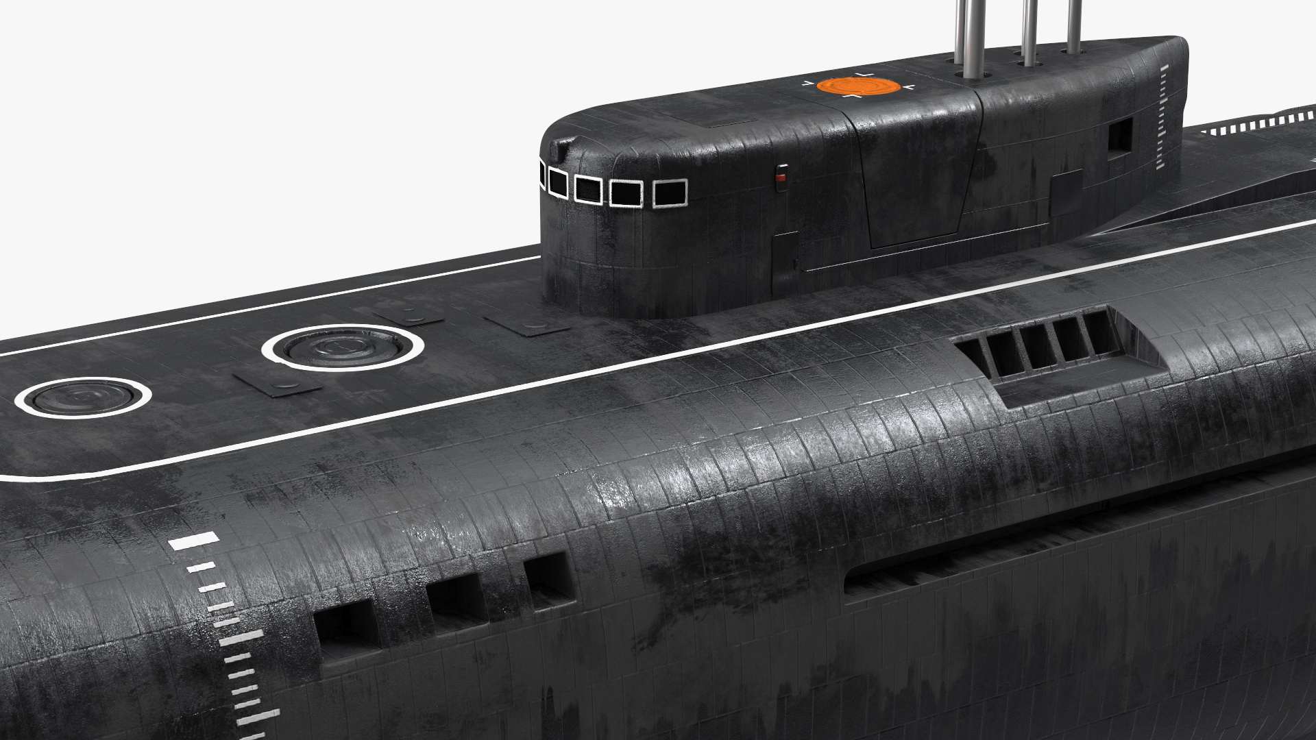 3D model Submarine Belgorod K-329 OSCAR II Rigged