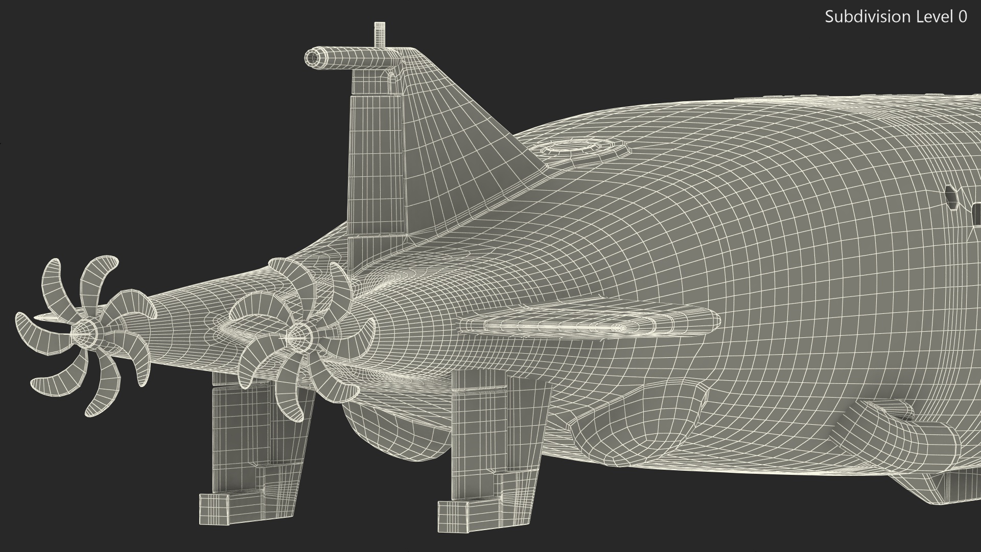 3D model Submarine Belgorod K-329 OSCAR II Rigged