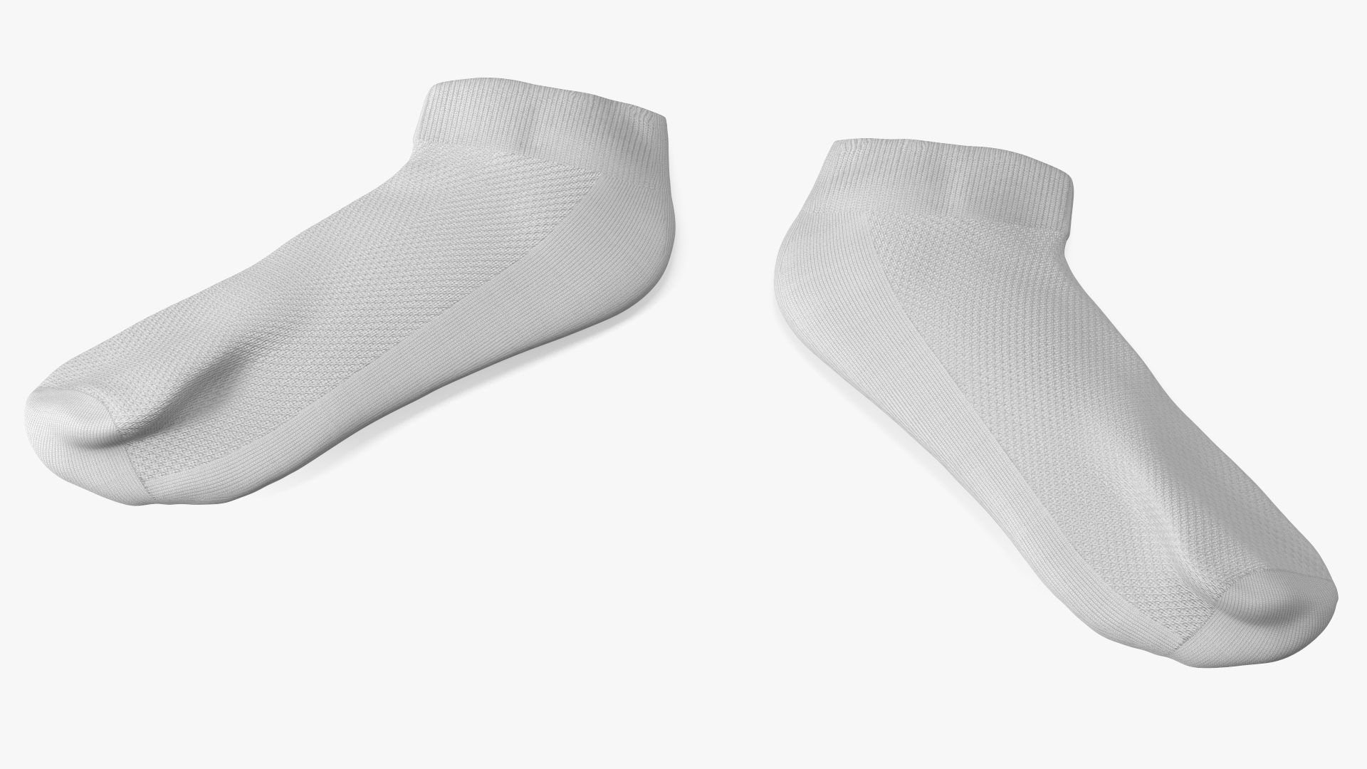 3D model Socks Grey Idle