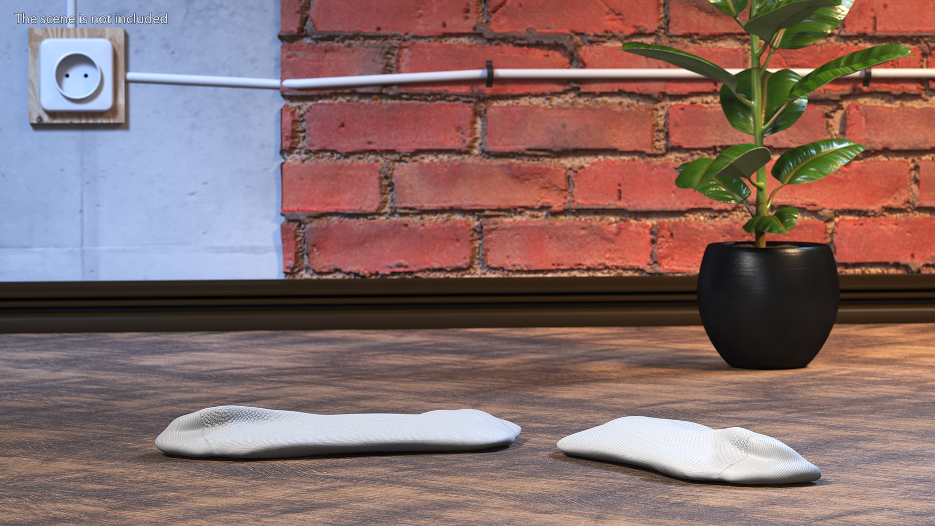 3D model Socks Grey Idle