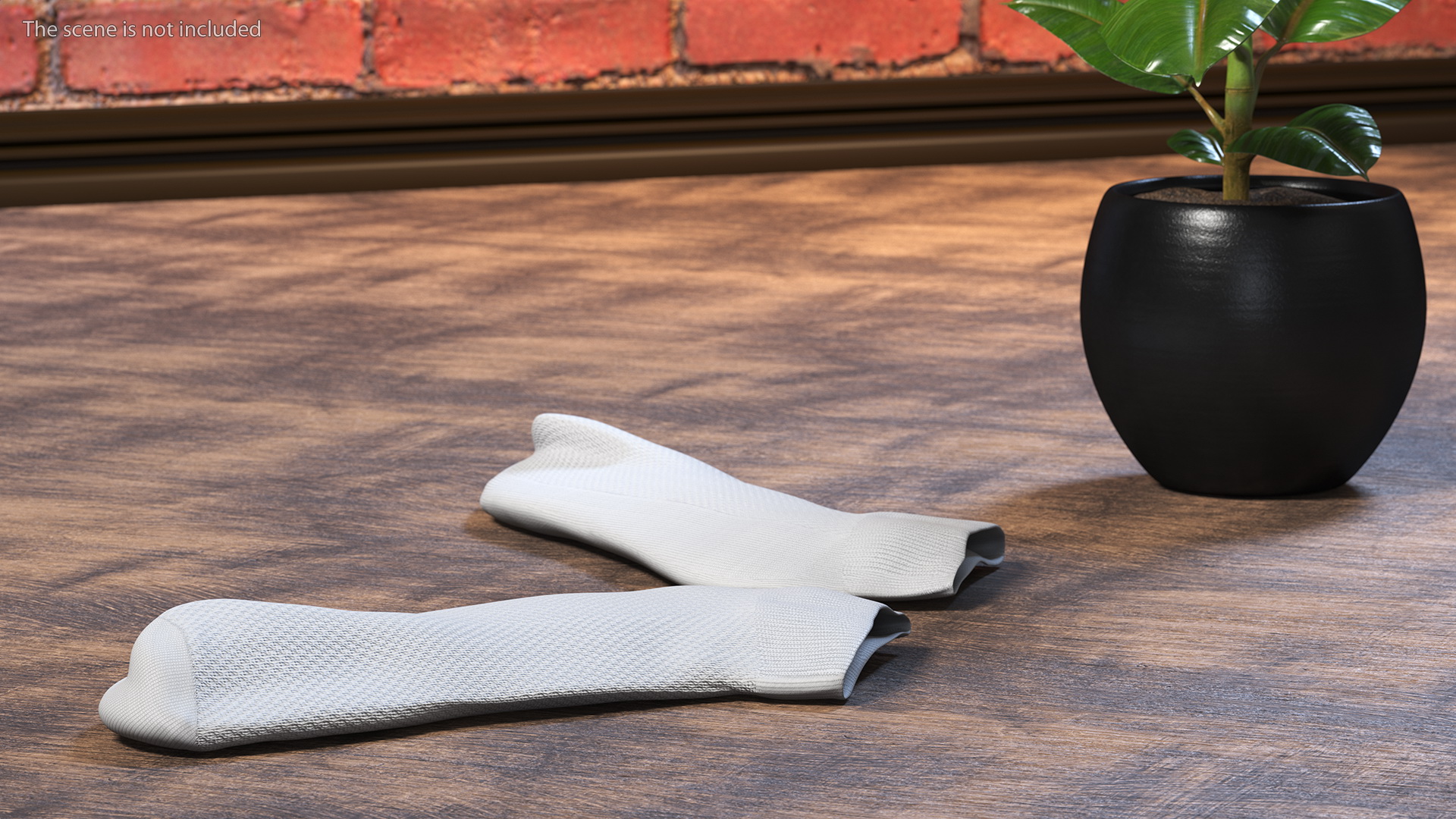 3D model Socks Grey Idle