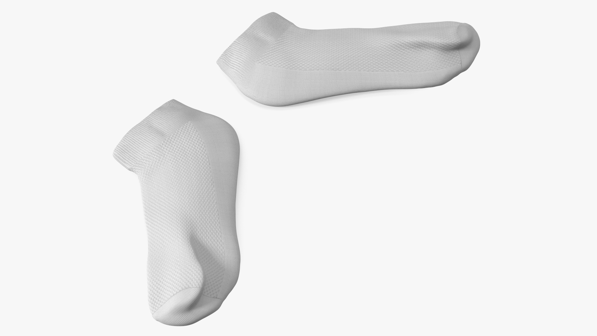 3D model Socks Grey Idle