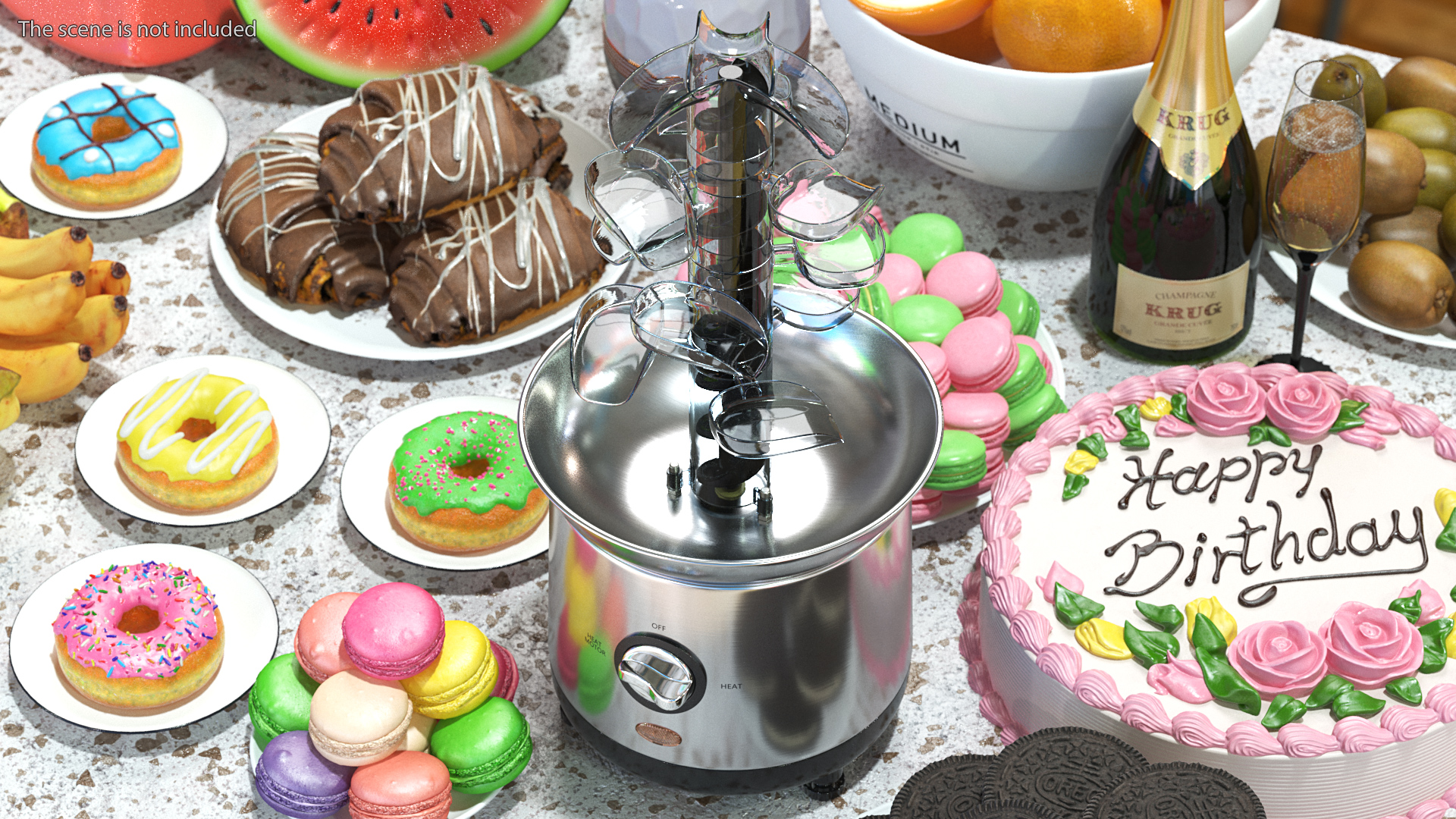 3D model Fondue Maker Machine