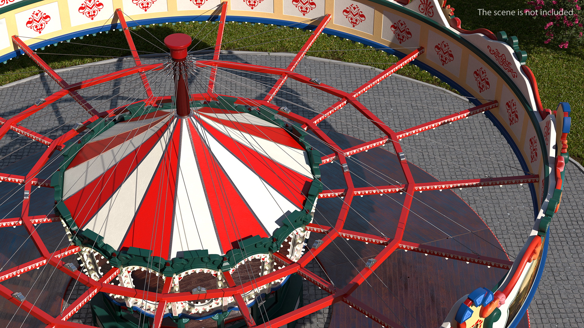 Empty Carousel 3D model