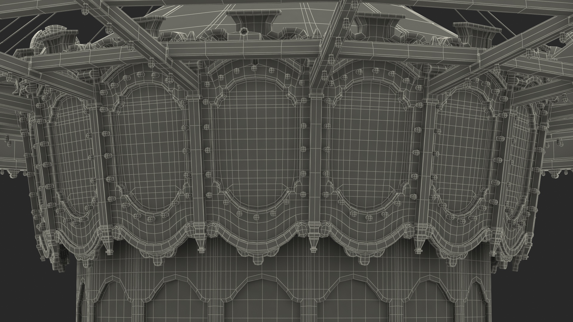 Empty Carousel 3D model