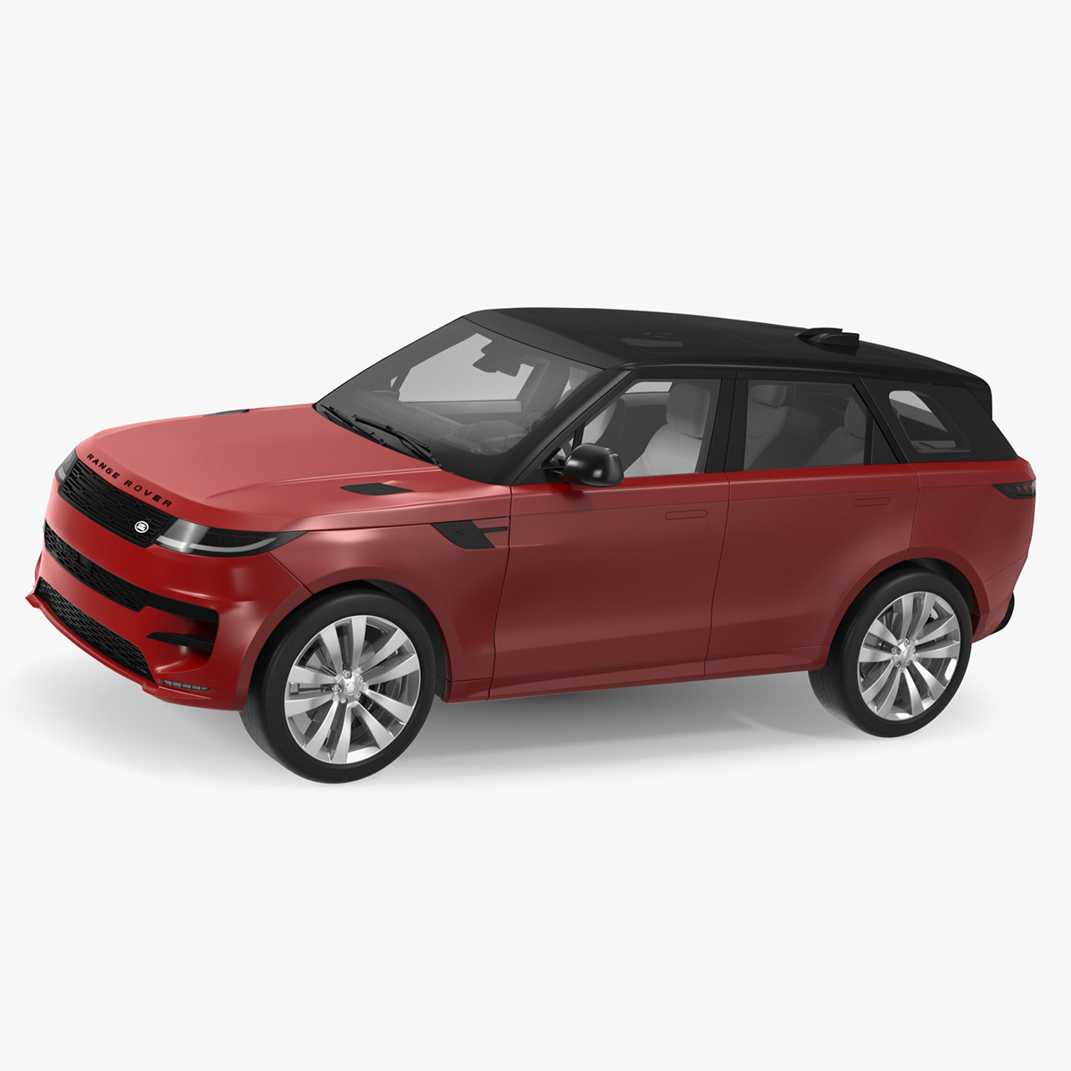 Range Rover Sport 2023 Red Rigged for Maya 3D
