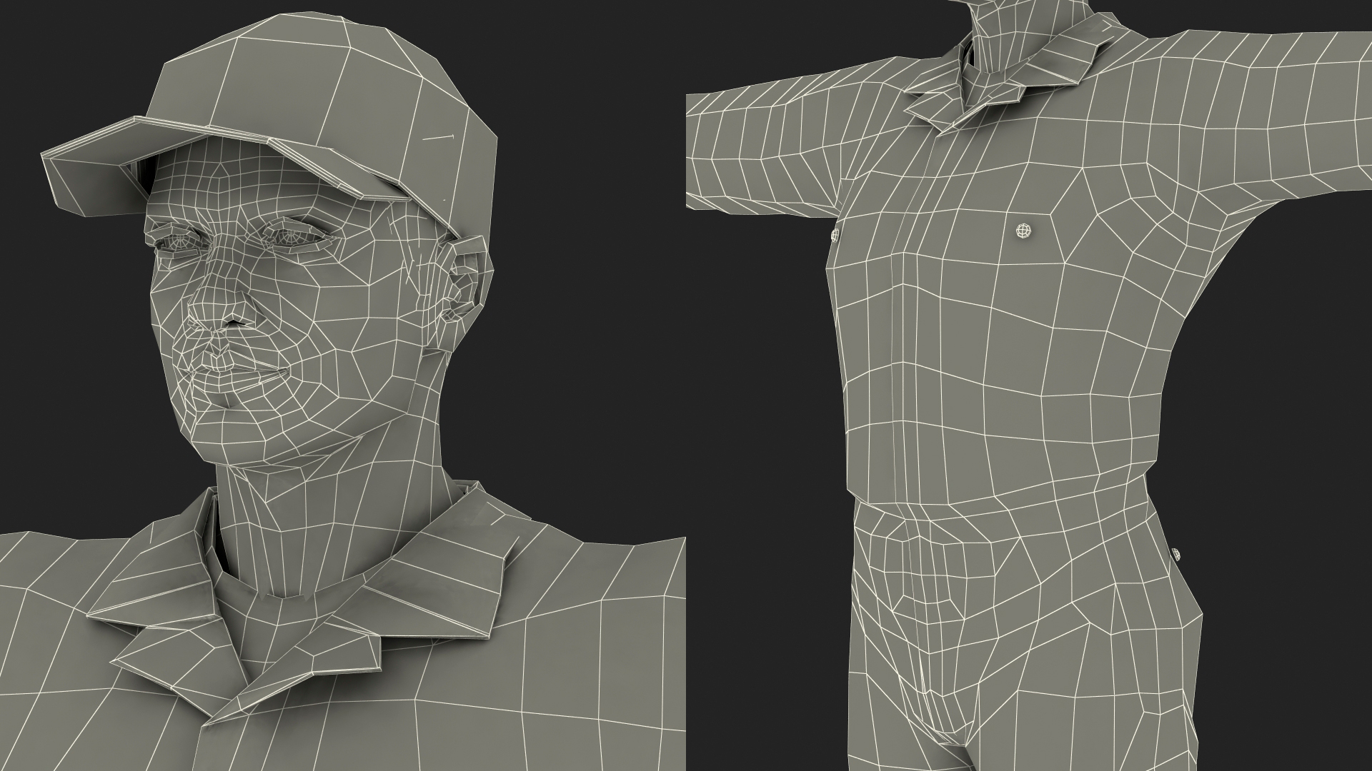 3D model Auto Mechanic Rigged