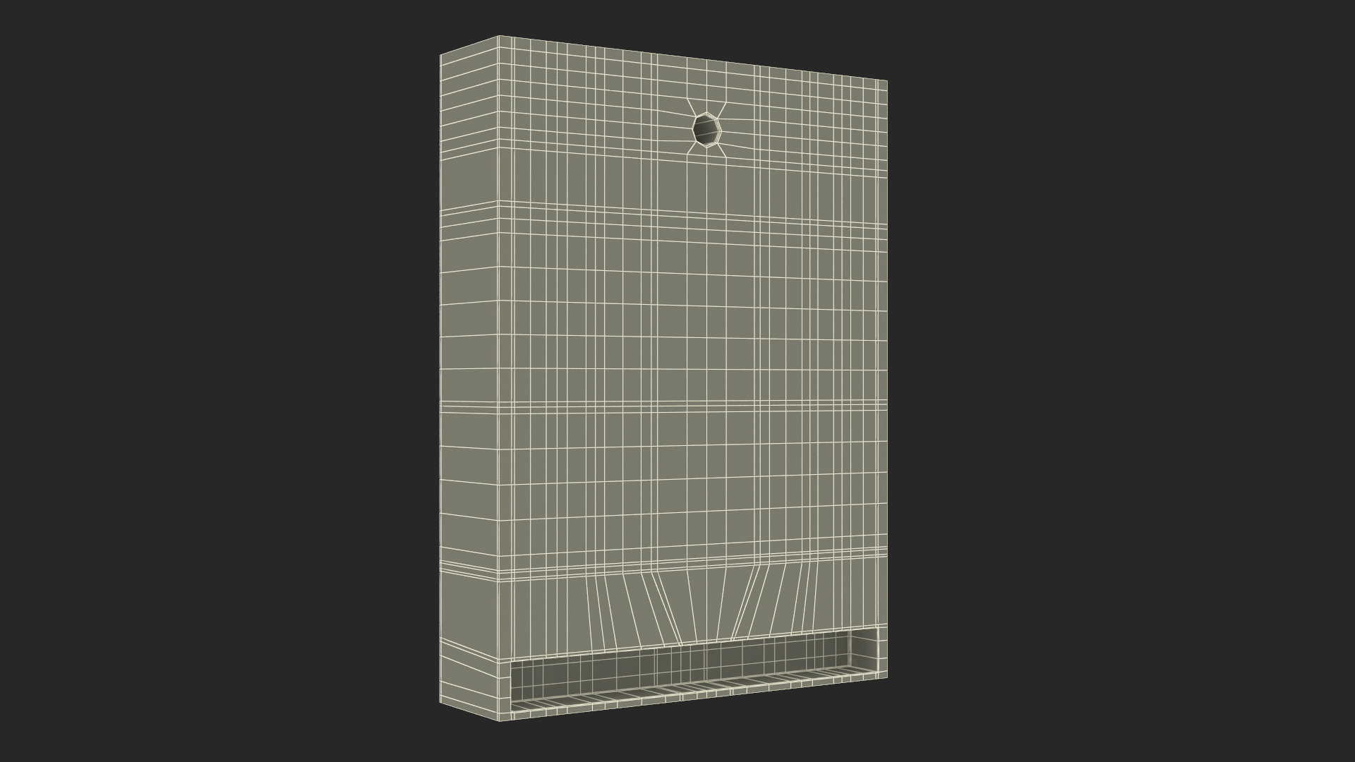 3D model Pull Down Fire Alarm