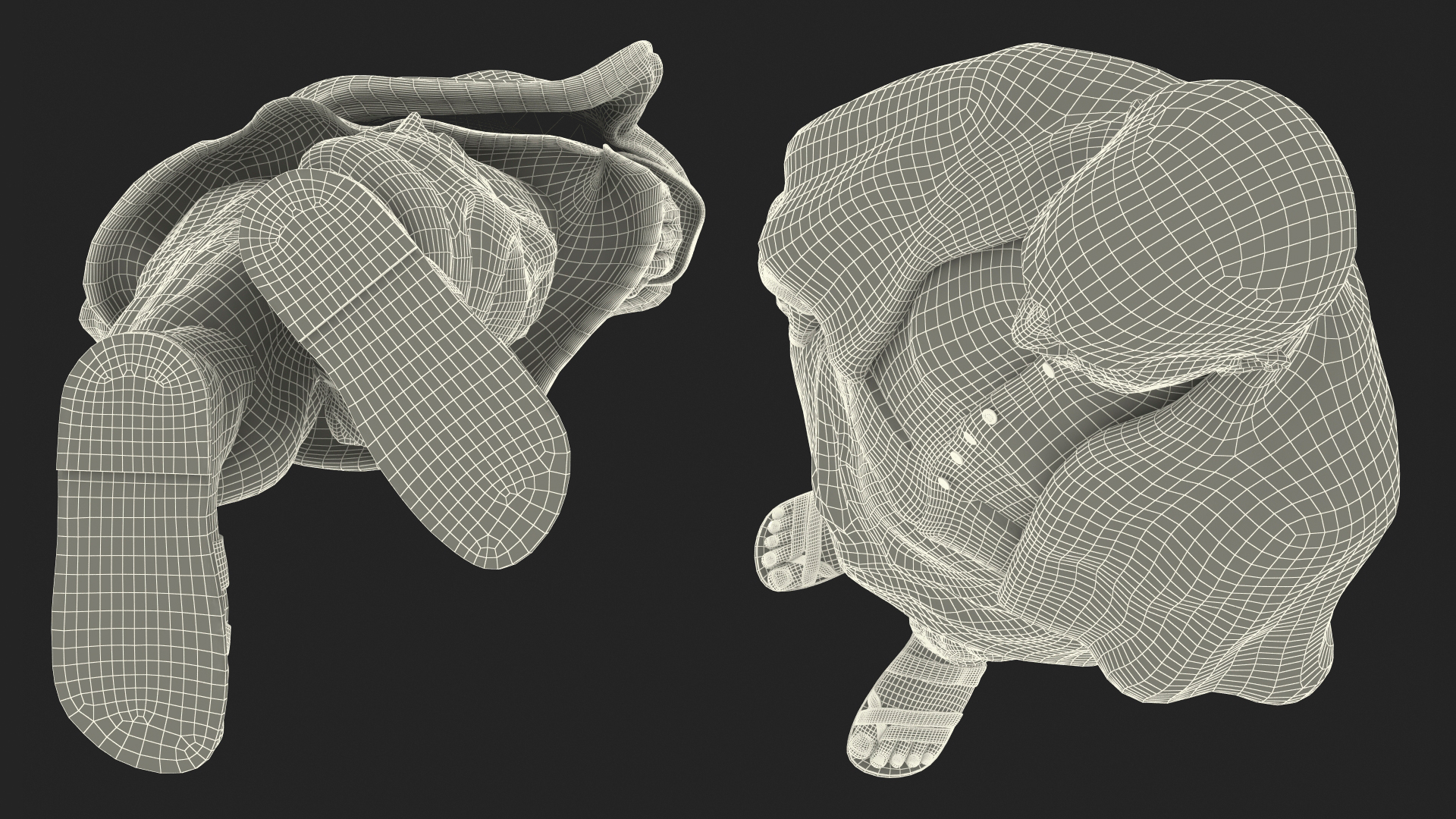 Bronze Indian Man Statue for 3D Print 3D